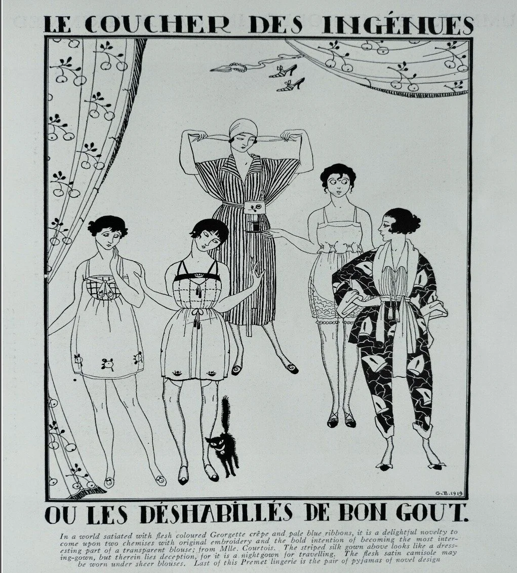Different kinds of deshabillés for Vogue 1919