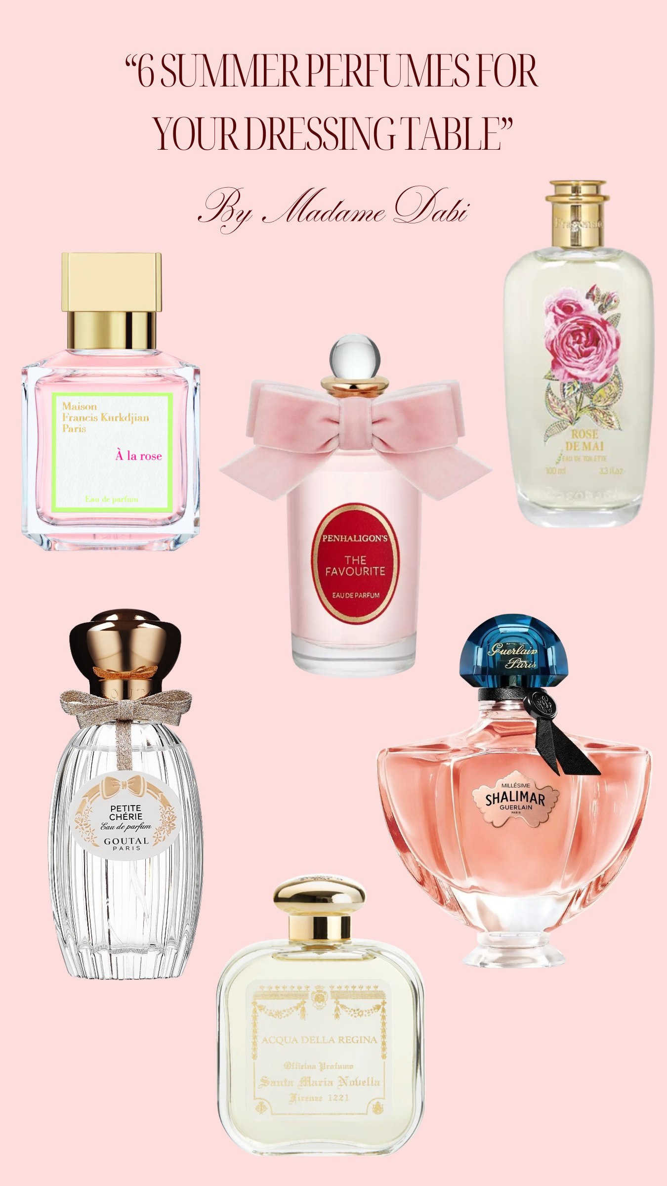 6 Summer Perfumes for Your Dressing Table