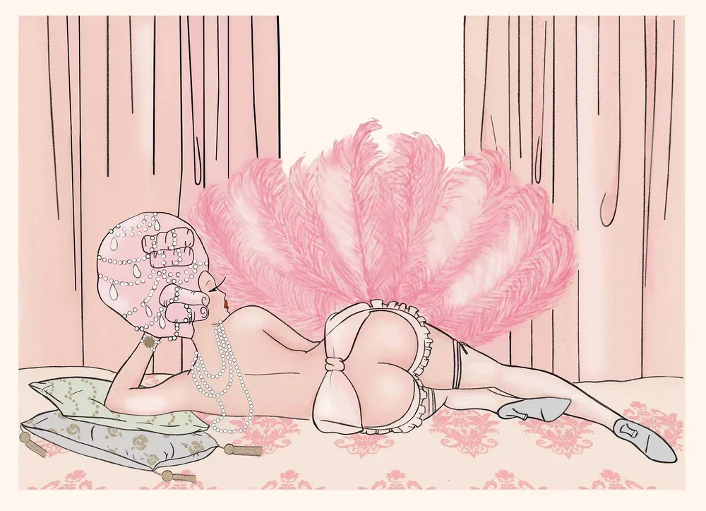 Behind the Curtain by Madame Dabi.webp