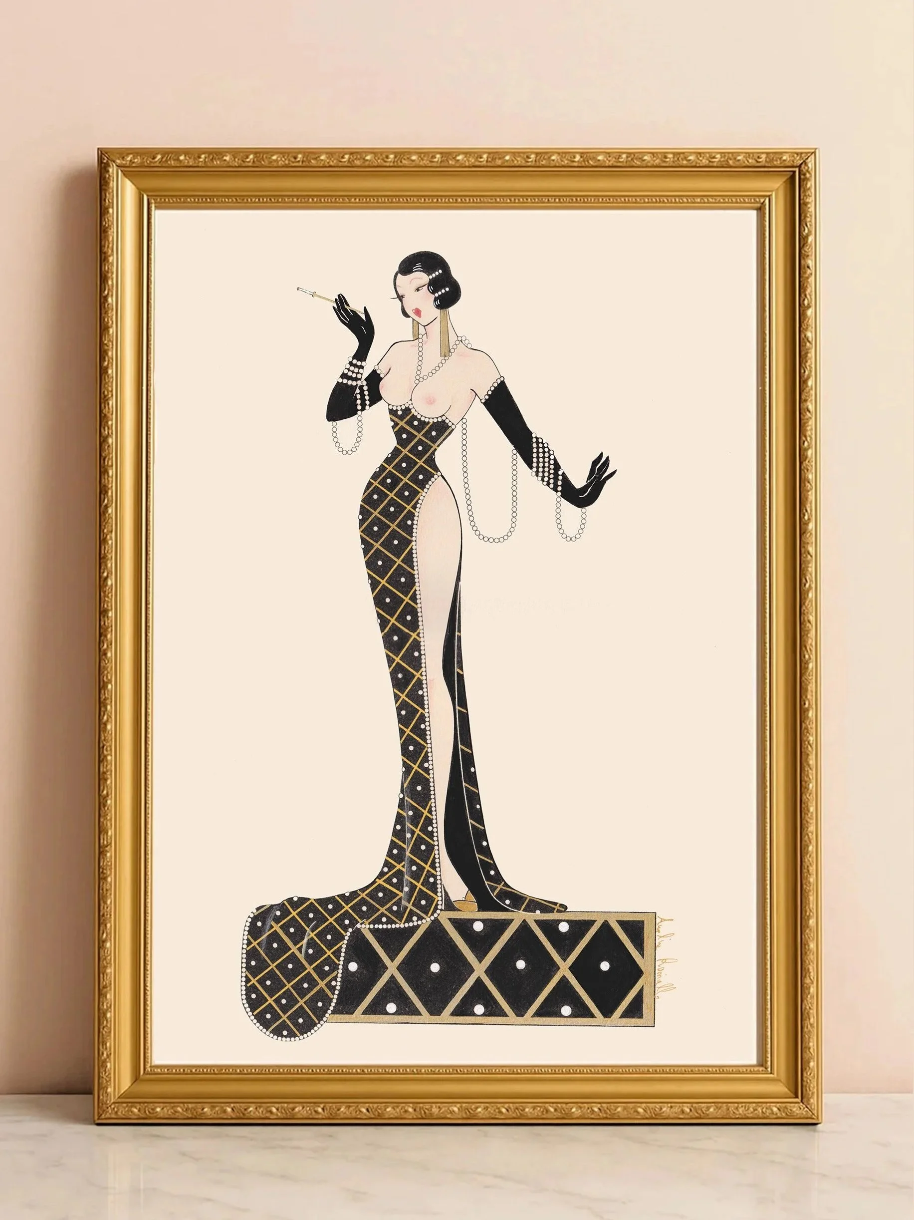 “Velvet and Pearls’ Enchantment”