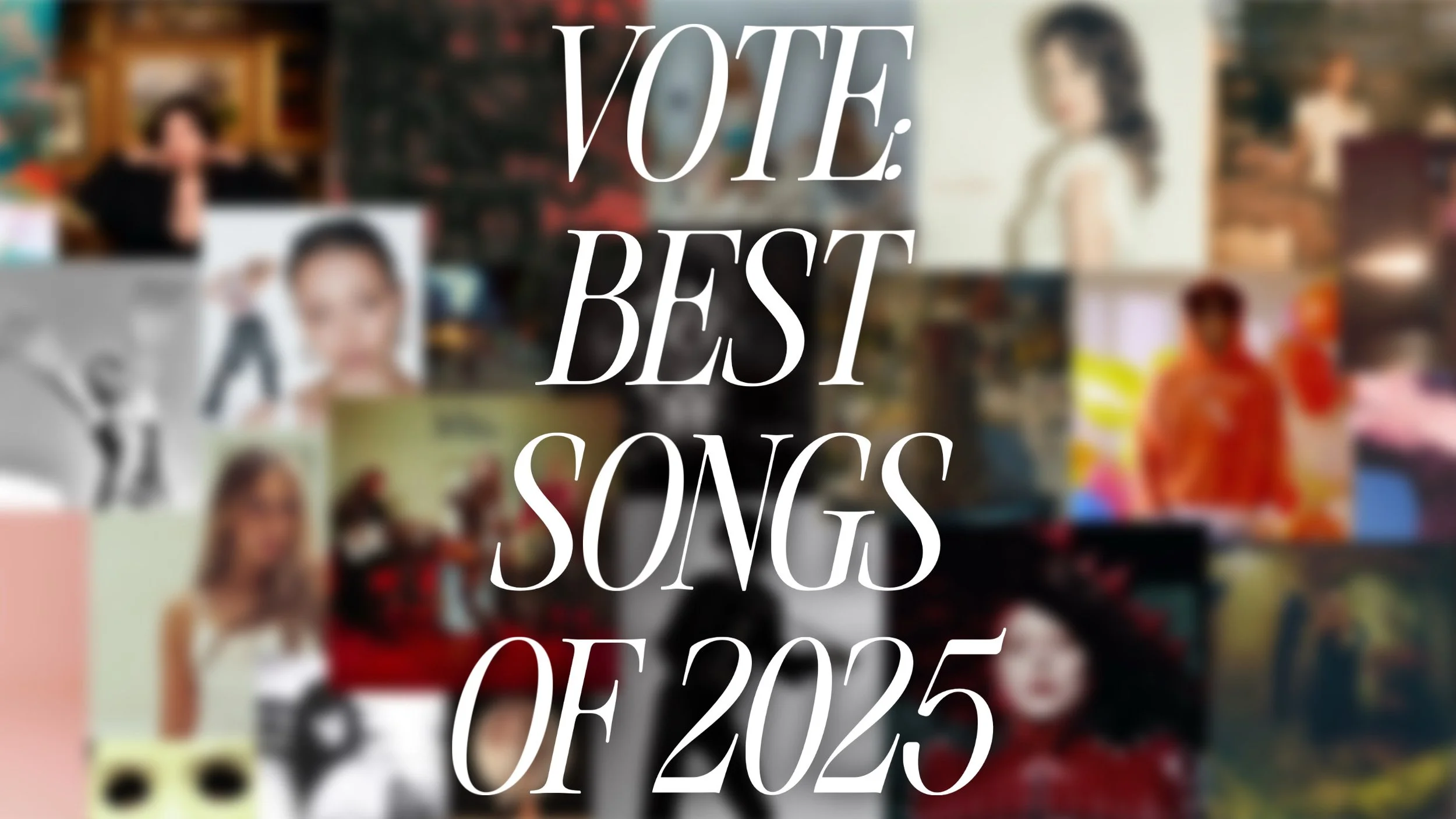 Voting Opens: Top 10 Best Songs of 2025 by Showbiz by PS Readers