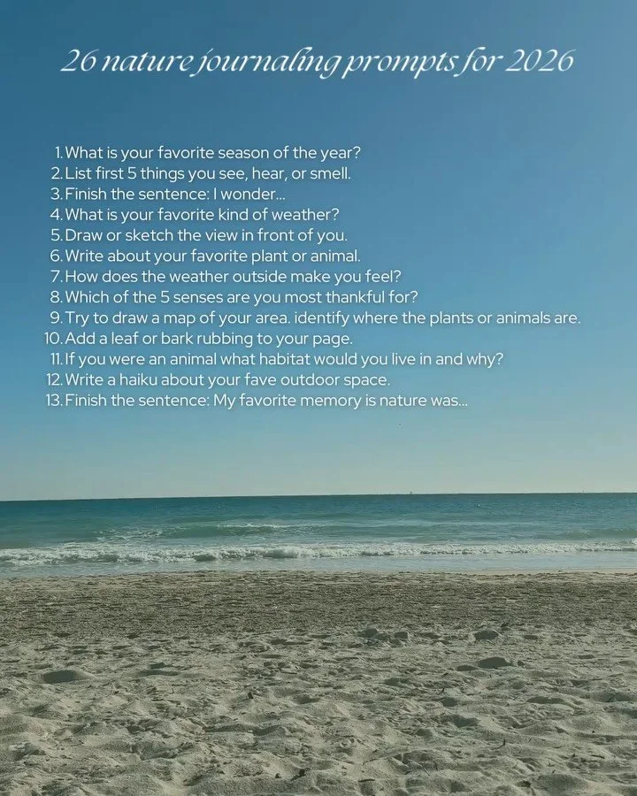 This is your sign to start your nature journaling practice ✨

According to @wildwonderfoundation, nature journaling is the practice of using words, pictures, and numbers to collect and record nature observations, questions, and explanations in a note