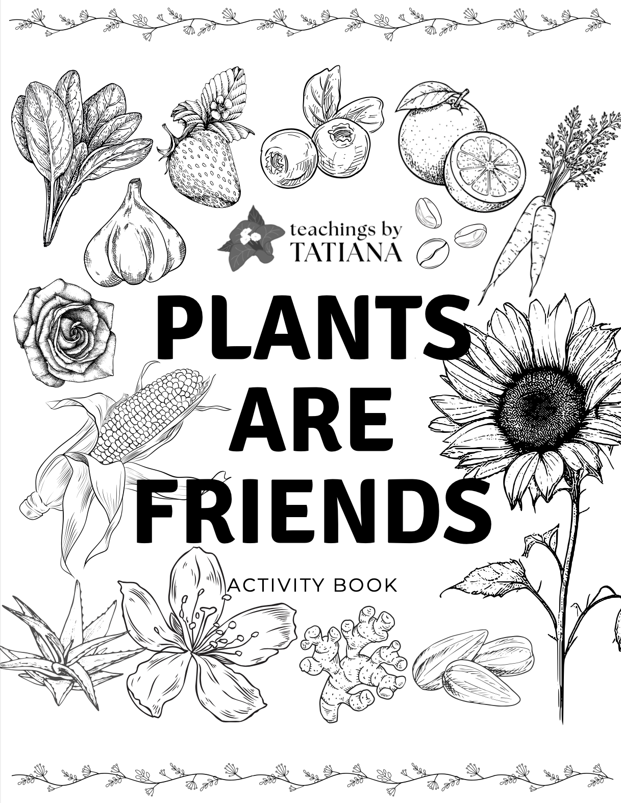 Plants are Friends Activity Book