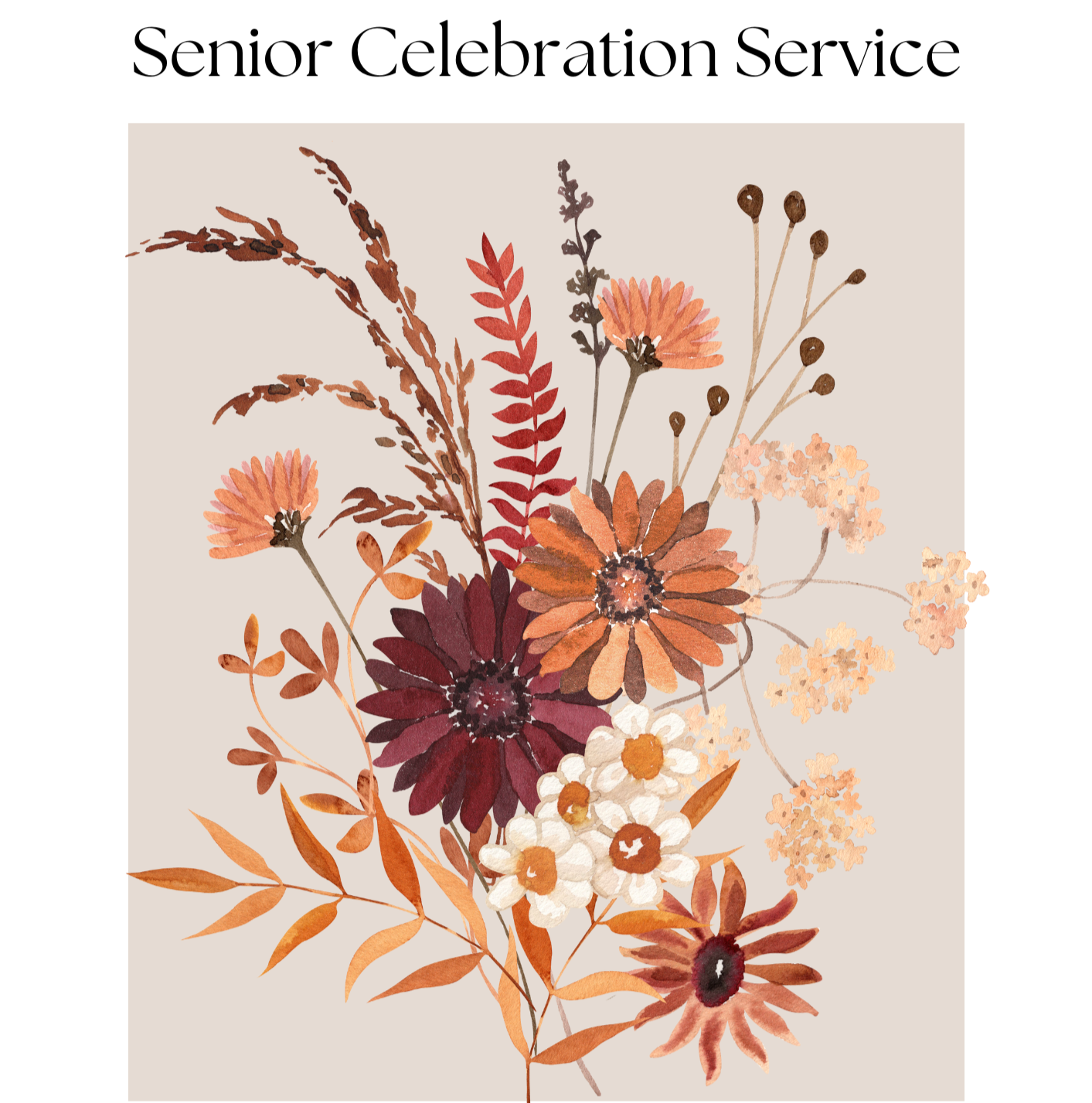 Senior Celebration Sunday
