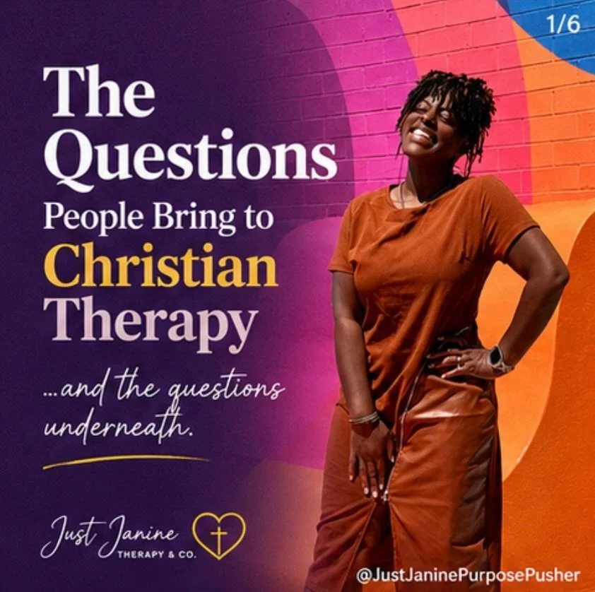 The question isn&rsquo;t the problem.

The wound beneath it is.

Swipe through the questions people bring to Christian therapy&hellip; and the ones they&rsquo;re often afraid to ask themselves.

Which one made you pause?❤️&zwj;🩹✨

#ChristianTherapis