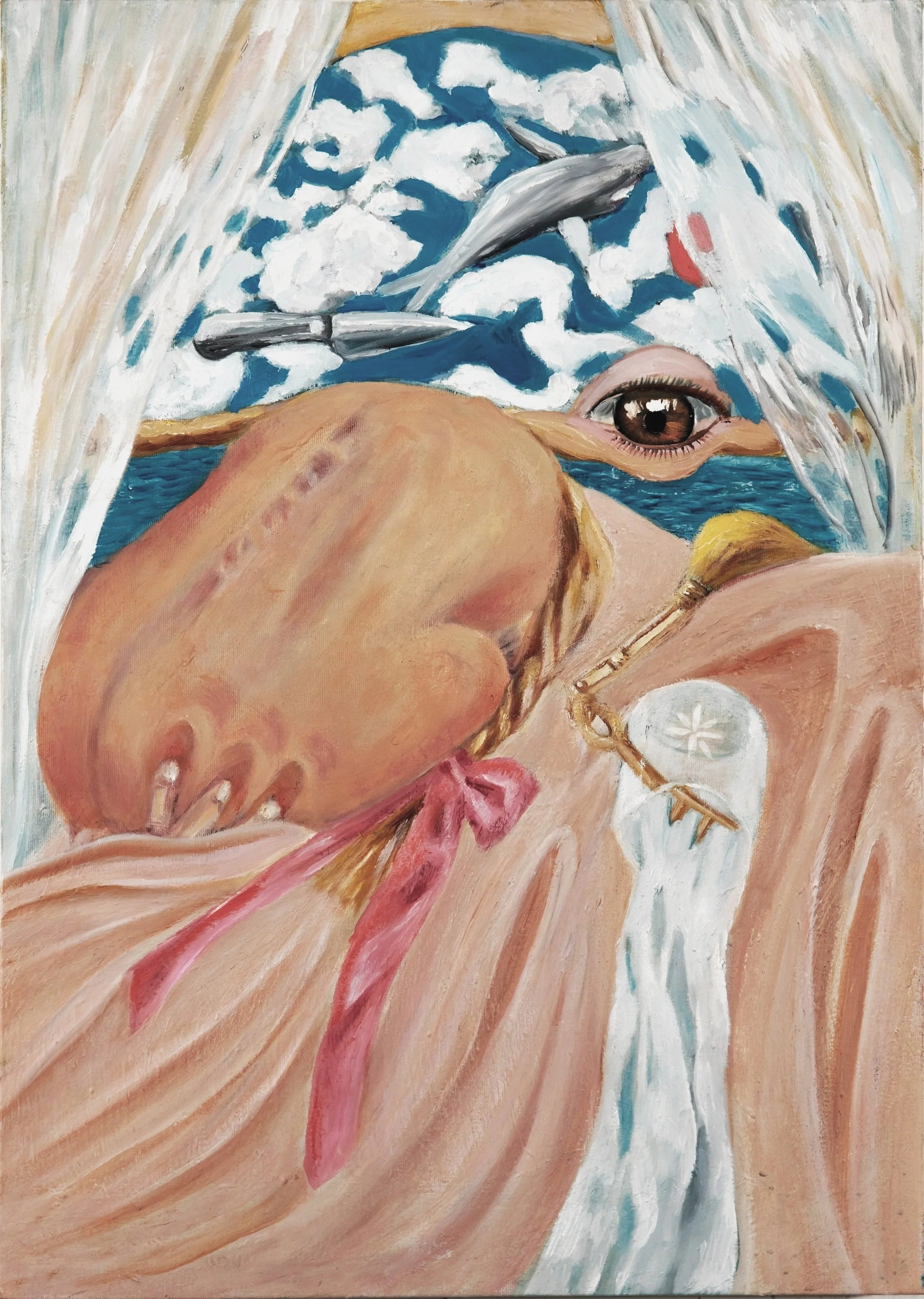 GOOD GIRL
50 cm x 70 cm ( 20" X 28" ) - Oil on Canvas - Original