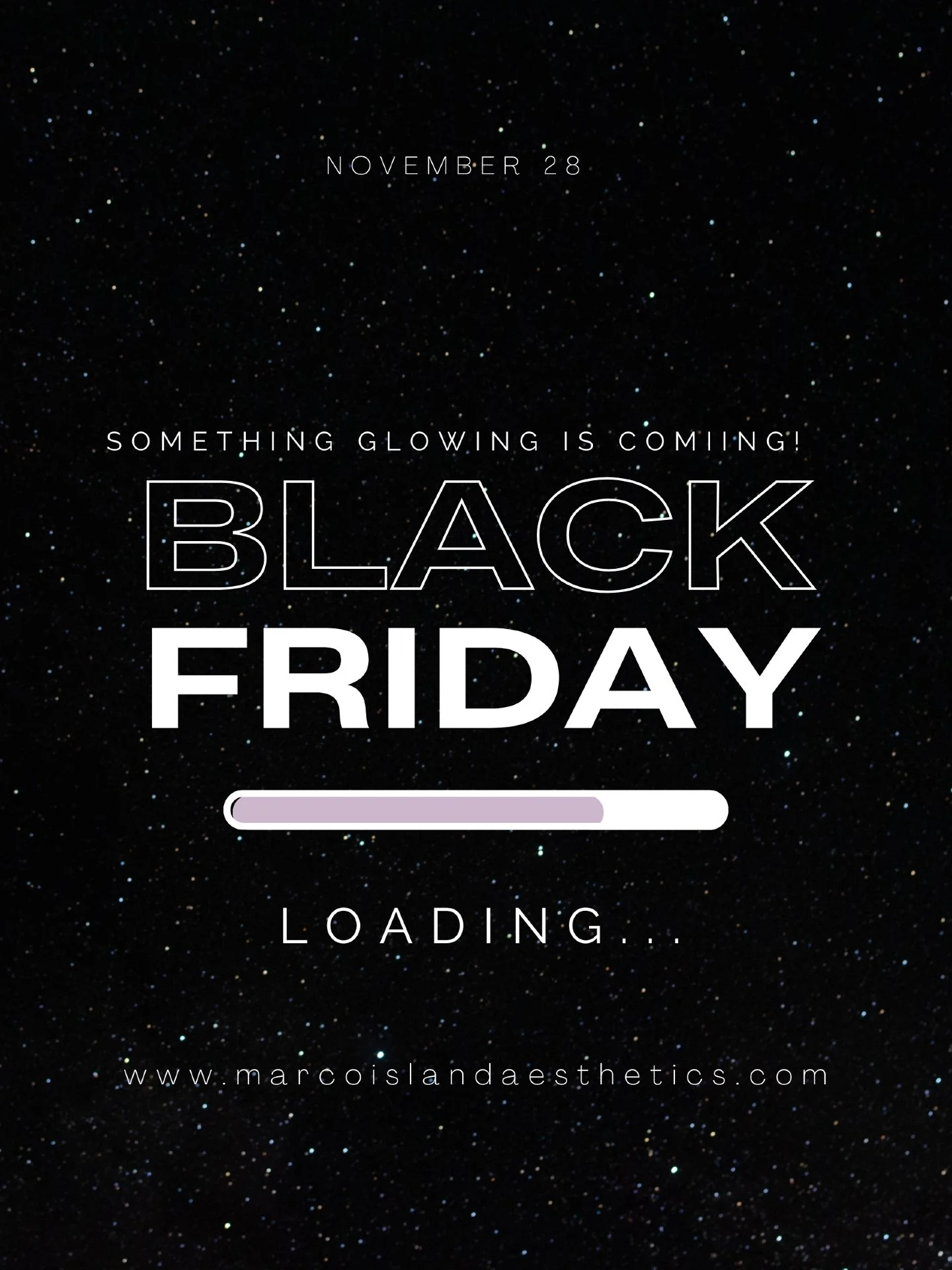 Black Friday is loading&hellip; ✨
Make sure you&rsquo;re following so you don&rsquo;t miss our biggest glow offer of the year.
