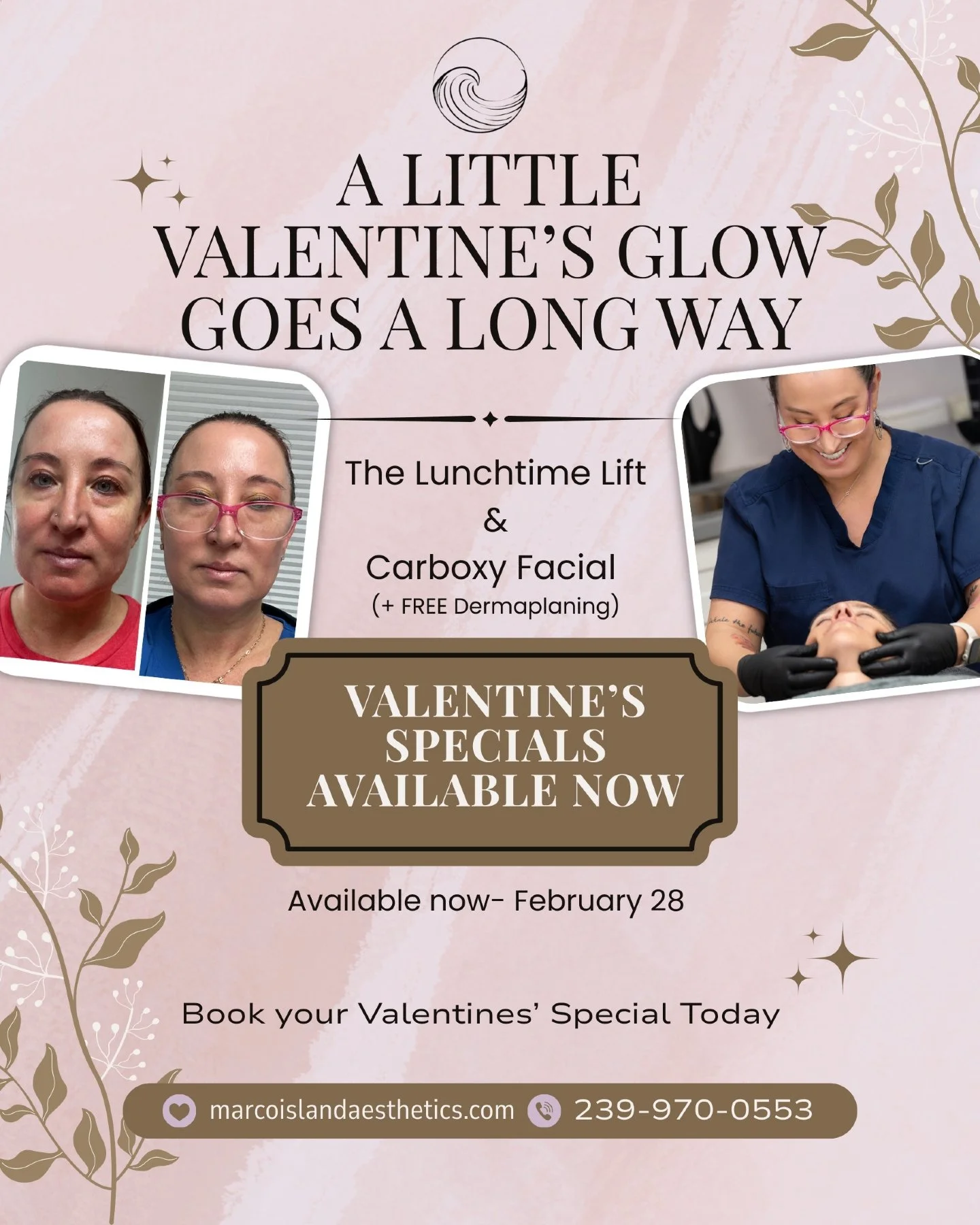 A little Valentine&rsquo;s glow really does go a long way. ✨

If your skin has been feeling tired, dull, or just ready for a refresh, our Valentine&rsquo;s Specials are designed to give you noticeable results without overdoing it.

💗 Carboxy Facial 