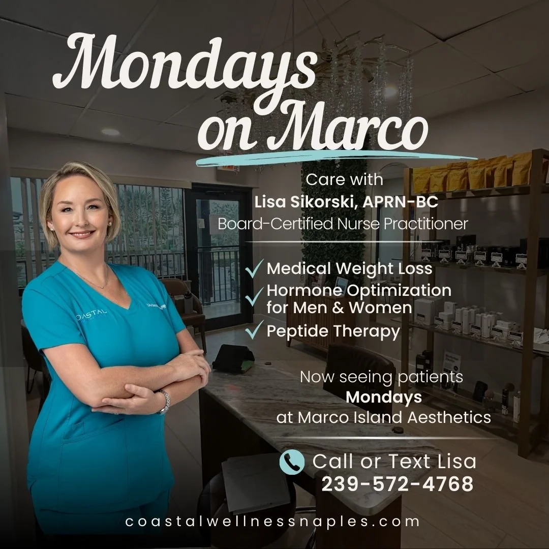 If you haven&rsquo;t met Lisa yet, you&rsquo;re missing out. 💙

Lisa has been such an incredible addition to our team at Marco Island Aesthetics. She truly cares about her patients and takes the time to help people feel their best from the inside ou