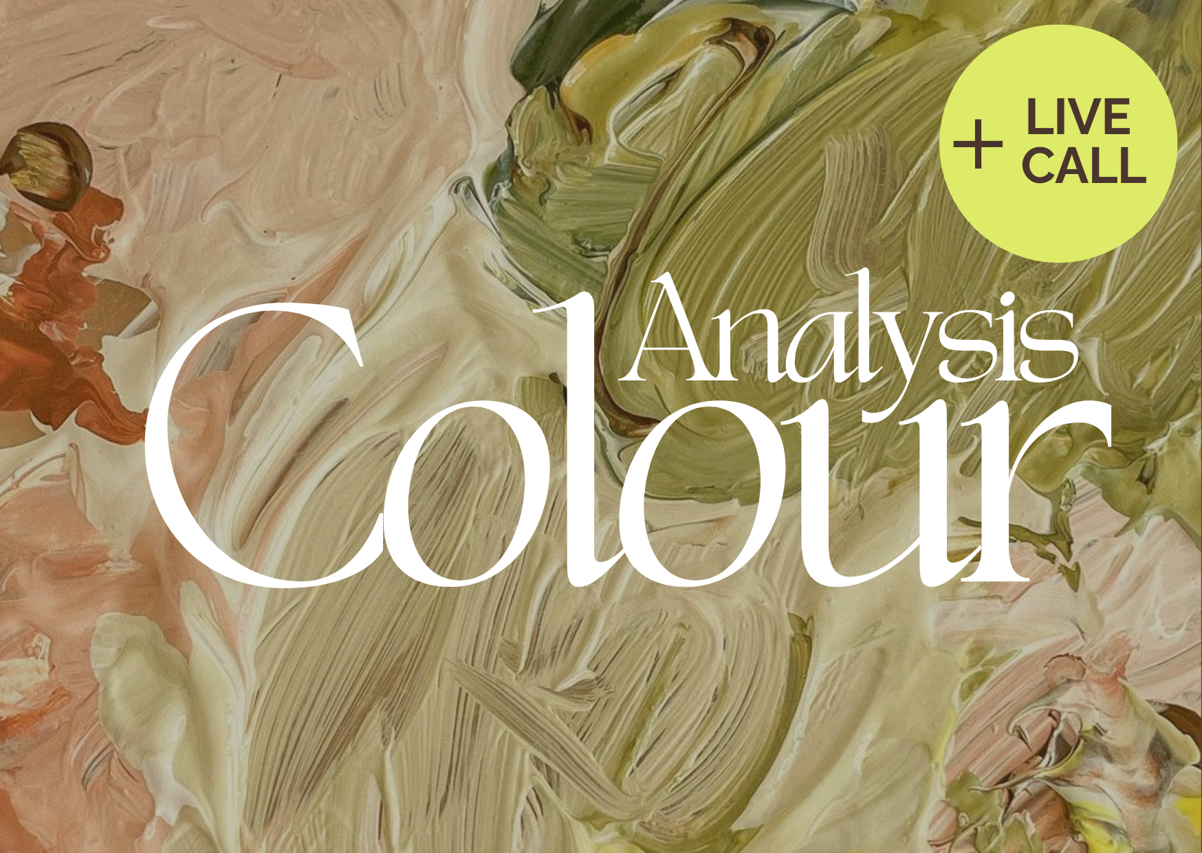 Colour analysis - online - with live call