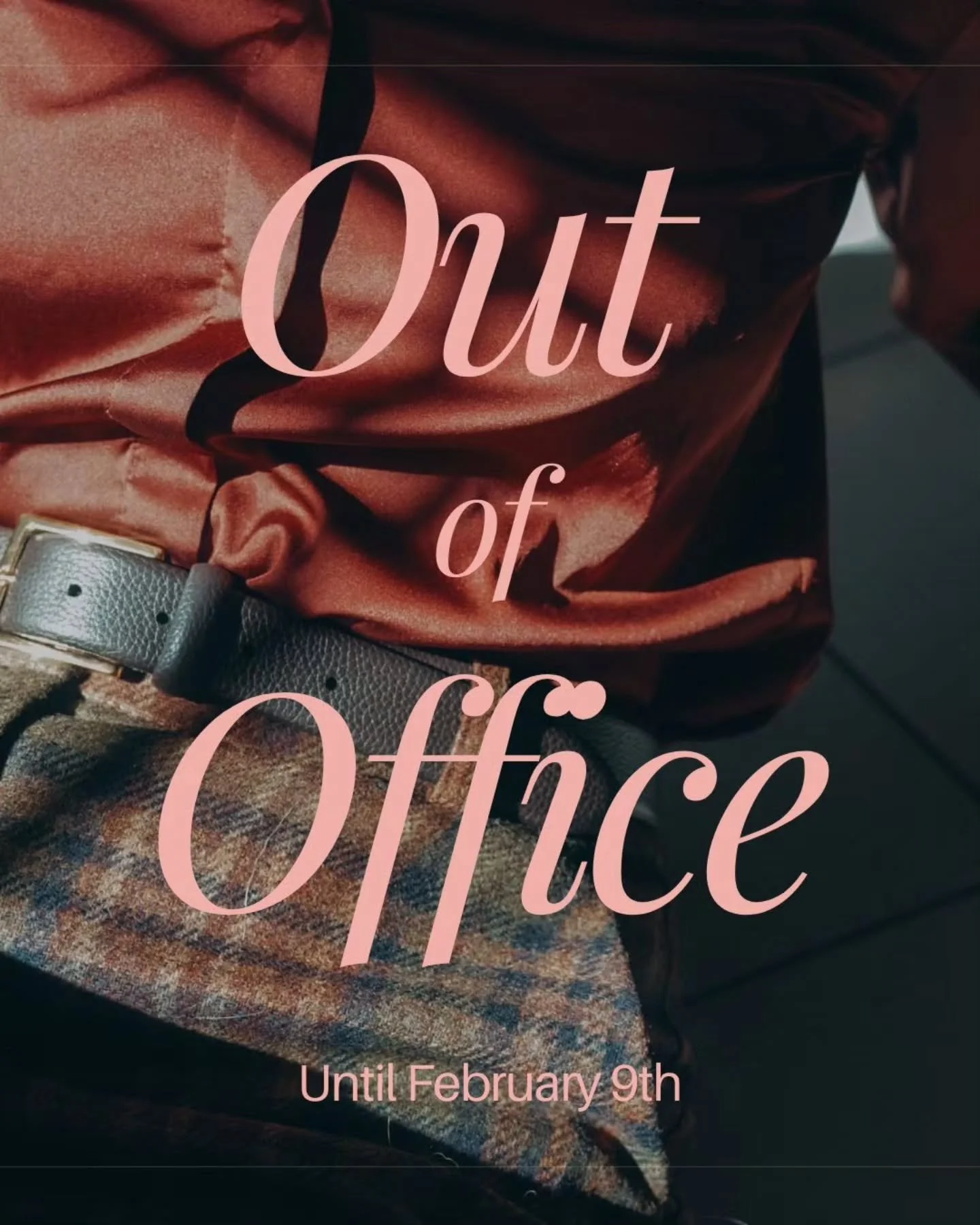 A little note 💌 look forward to styling more of you in March and being back live with you all in February 🩷