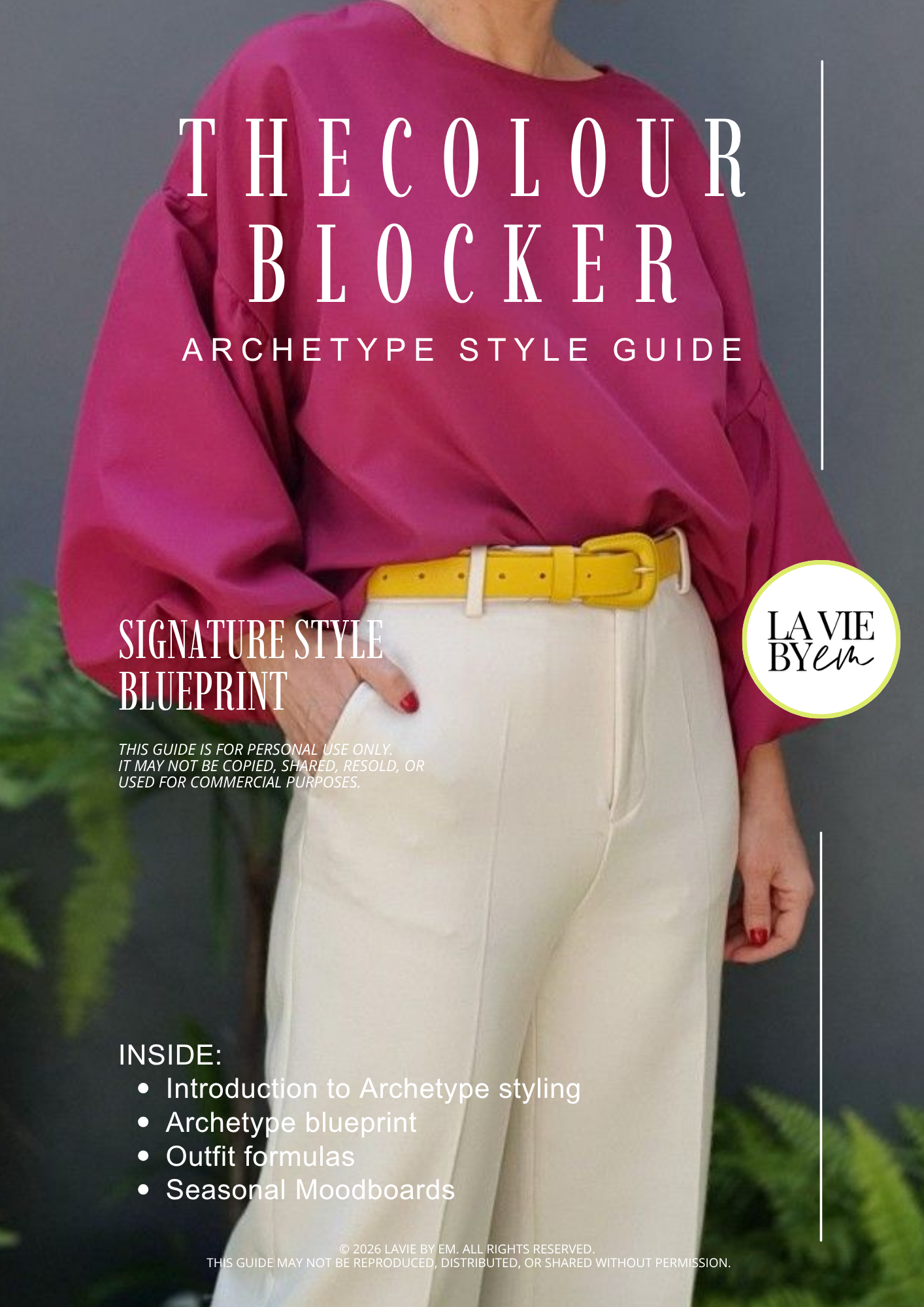 The Colour Blocker + Inspiration Library