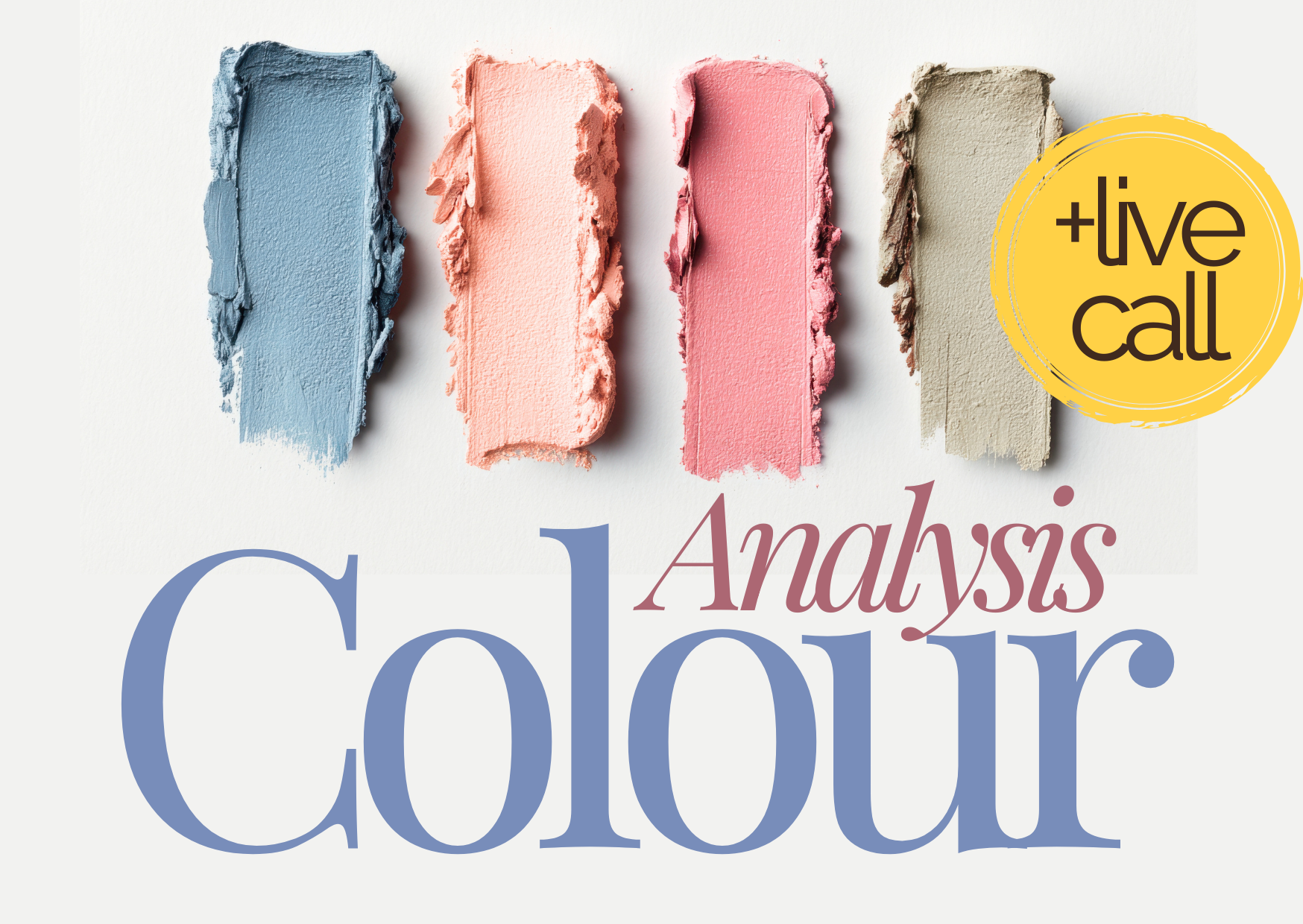 Colour analysis - online - with live call