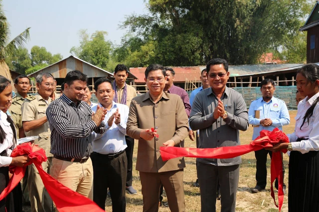 Officially Inauguration Two Running Safe Water Systems in Damnak Key Village and Madinah Community at Kampong Chhnang Province