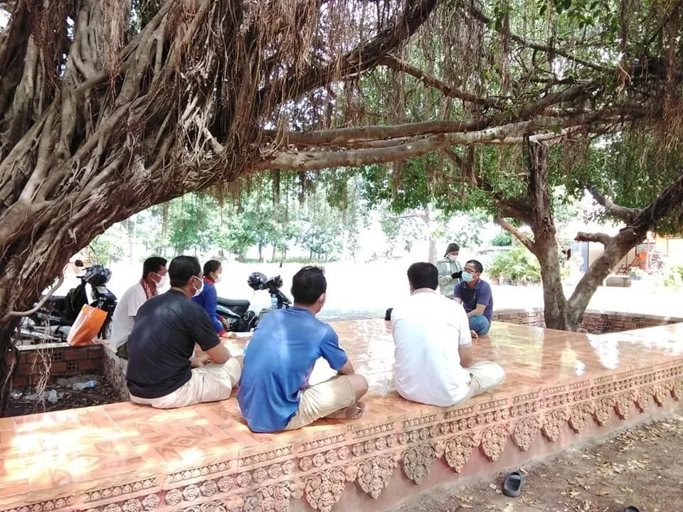 The AIMS Project Team Met and Discussed with Cassava Production Team Leaders in Tboung Khmum Province