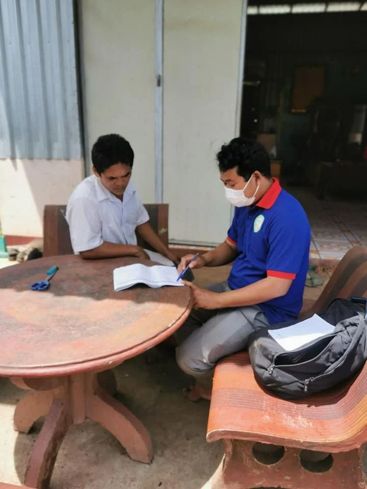 The AIMS Project Team Continued to Support Farmers in Prey Veng Province