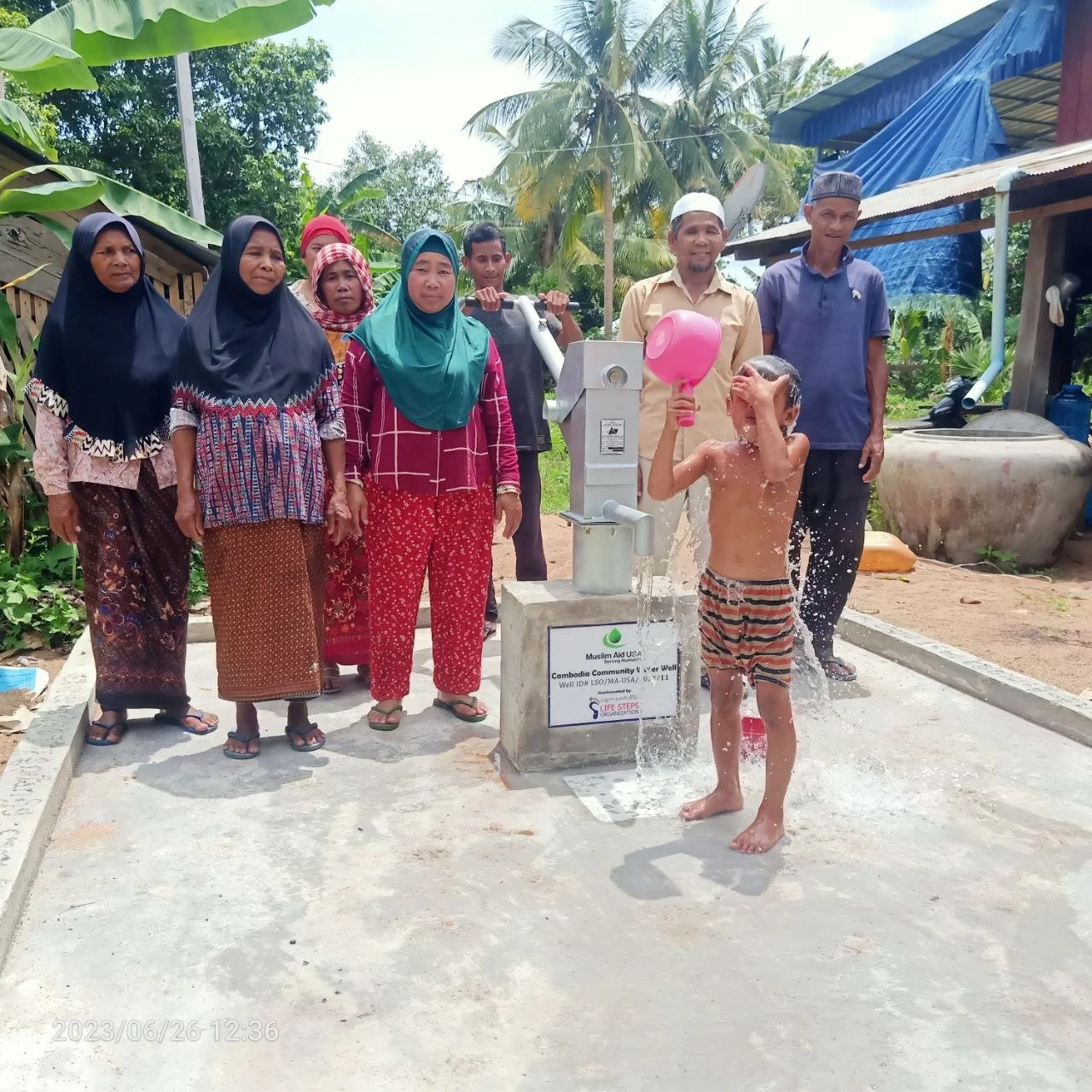 LSO Team Monitored 3 Out of 13 Big Handpump Water Wells in Pursat Province