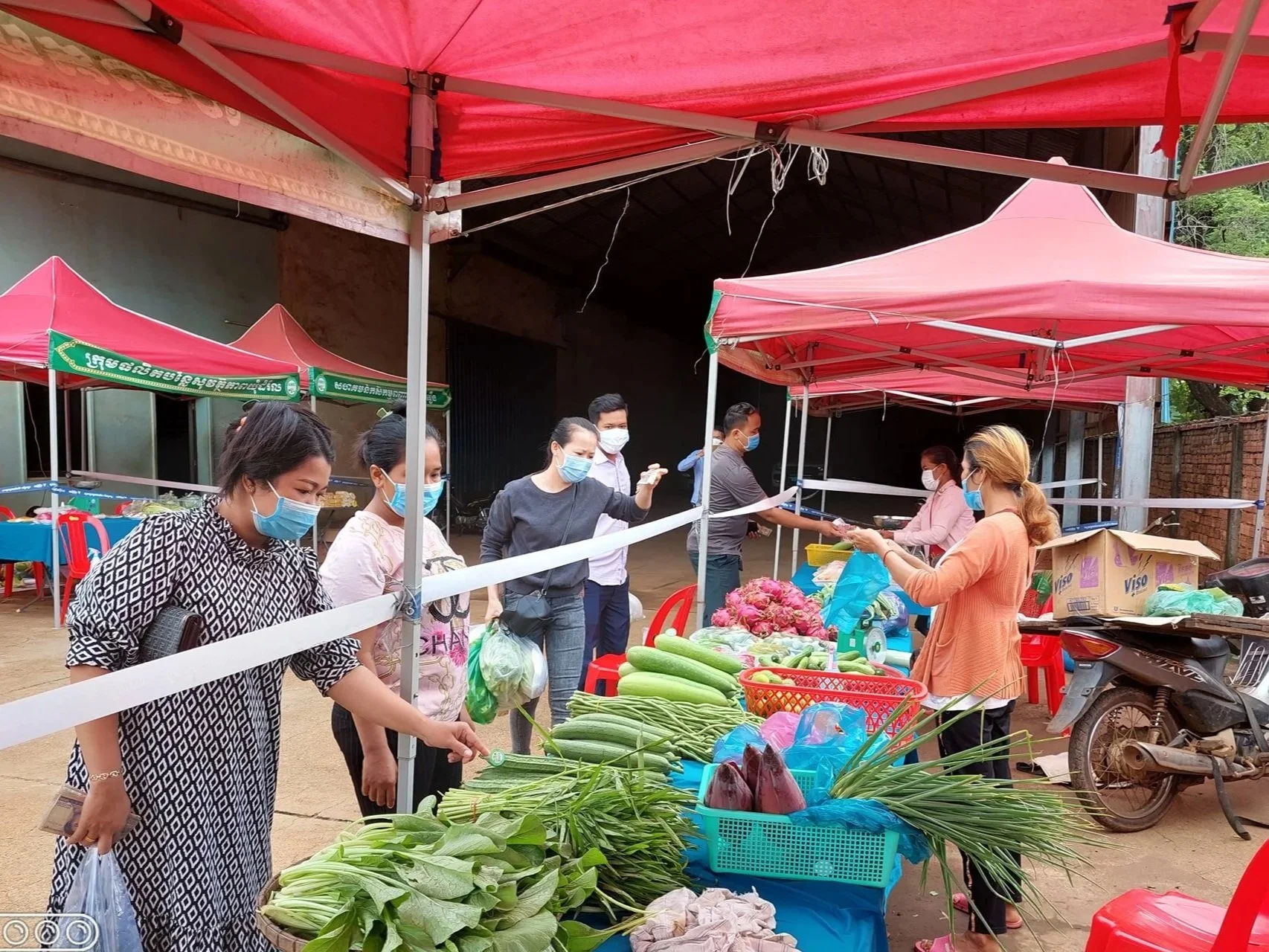 The AIMS Project Team Organized Weekend Markets