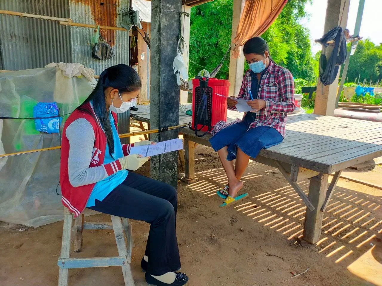 LSO-SM Team Continued To Conduct BLT For Farmers In Thmey And Nimith Villages of Kampong Thom Province