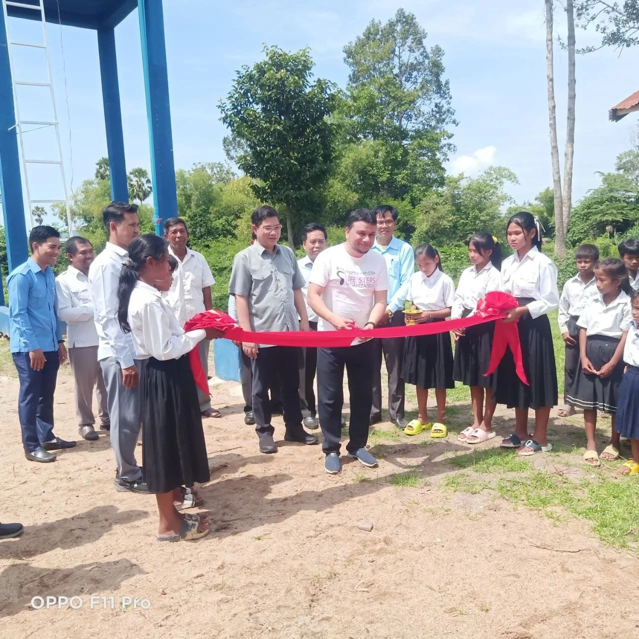 Life Steps Organization (LSO) Arranged The Official Inauguration of School-Based Community Safe Water Supply In Pursat Province