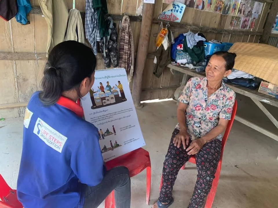 LSO-SM of AIMS Project Continued To Conduct Business Literacy Training (BLT) For Farmers In Kampong Cham Province