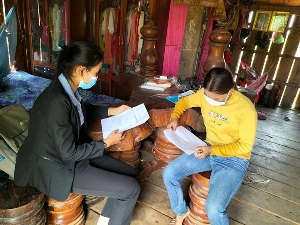 LSO-SM Team of AIMS Project Continued To Conduct Business Literacy Training (BLT) For Farmers in Sandan District of Kampong Thom