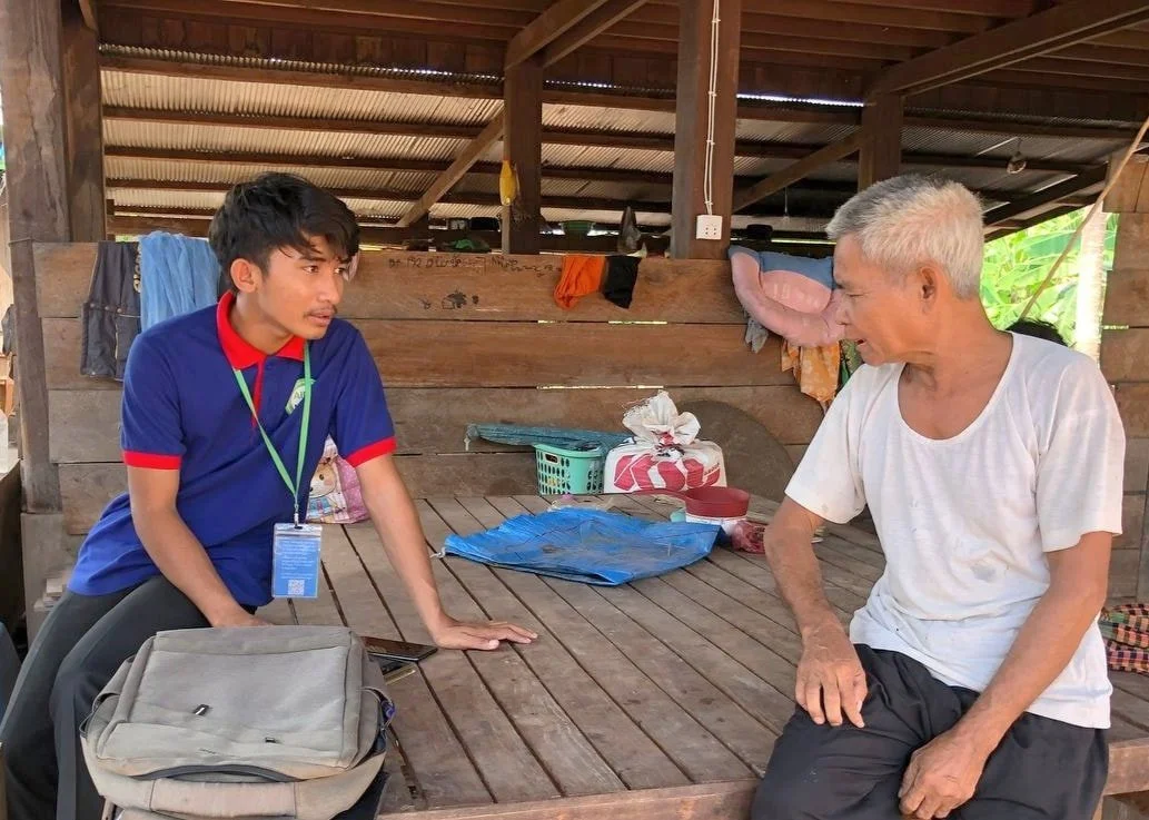 LSO-SM Team of AIMS Project Visited The Farmers In Preah Vihear Province