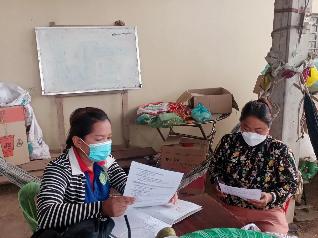 LSO-SM Team of AIMS Project Continued To Conduct Business Literacy Training (BLT) For Farmers In Stoung District of Kampong Thom