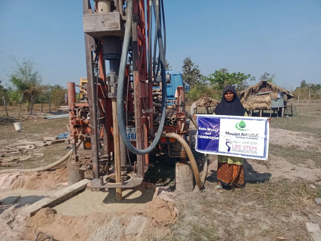 Our effort to ensure Safe Drinking Water for a poof family living in a remote location in Pursat province.