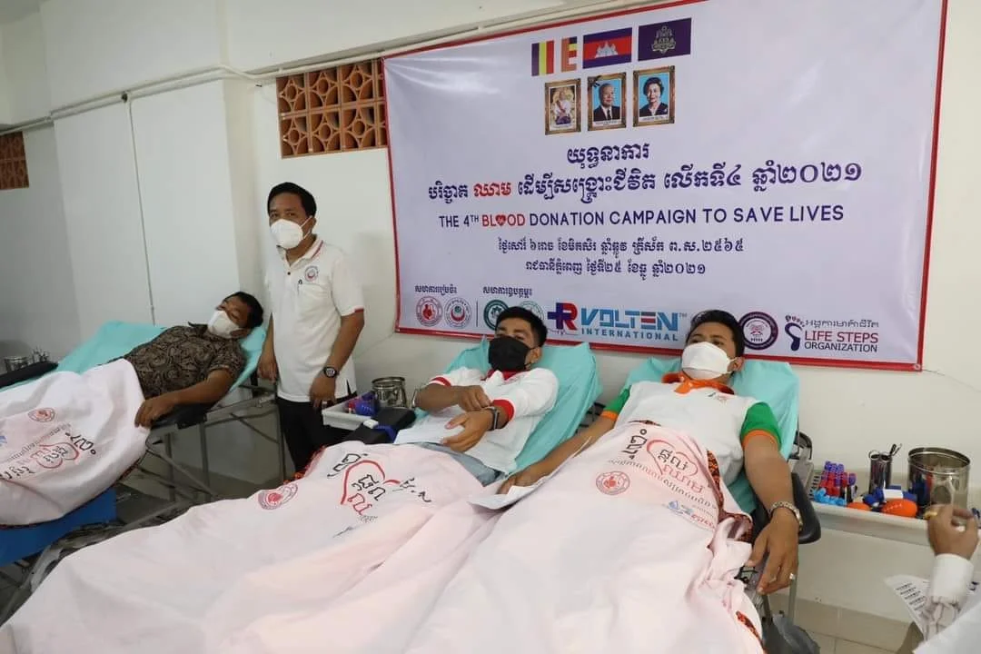 LSO Had Co-Sponsored the 4th Campaign of Blood Donation for Cambodia