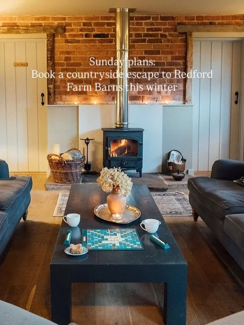We&rsquo;ve got just 2 weekends left in 2025&hellip; so if you are still holding out for a staycation at @redfordfarmbarns this year, be quick to snap up one of our last 2 remaining weekends ✨ 

Available 18th October and 28th November with special  