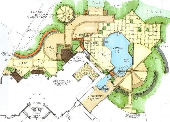 Custom landscape hardscape architecture architect designs plans available