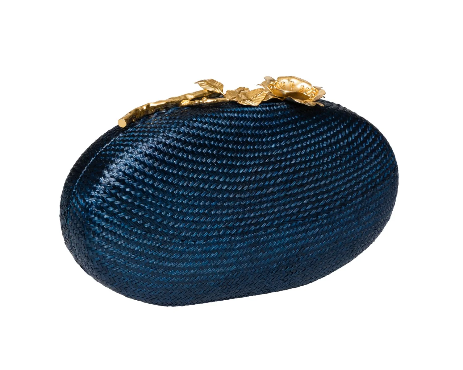 JOANNA Oval Clutch - Navy