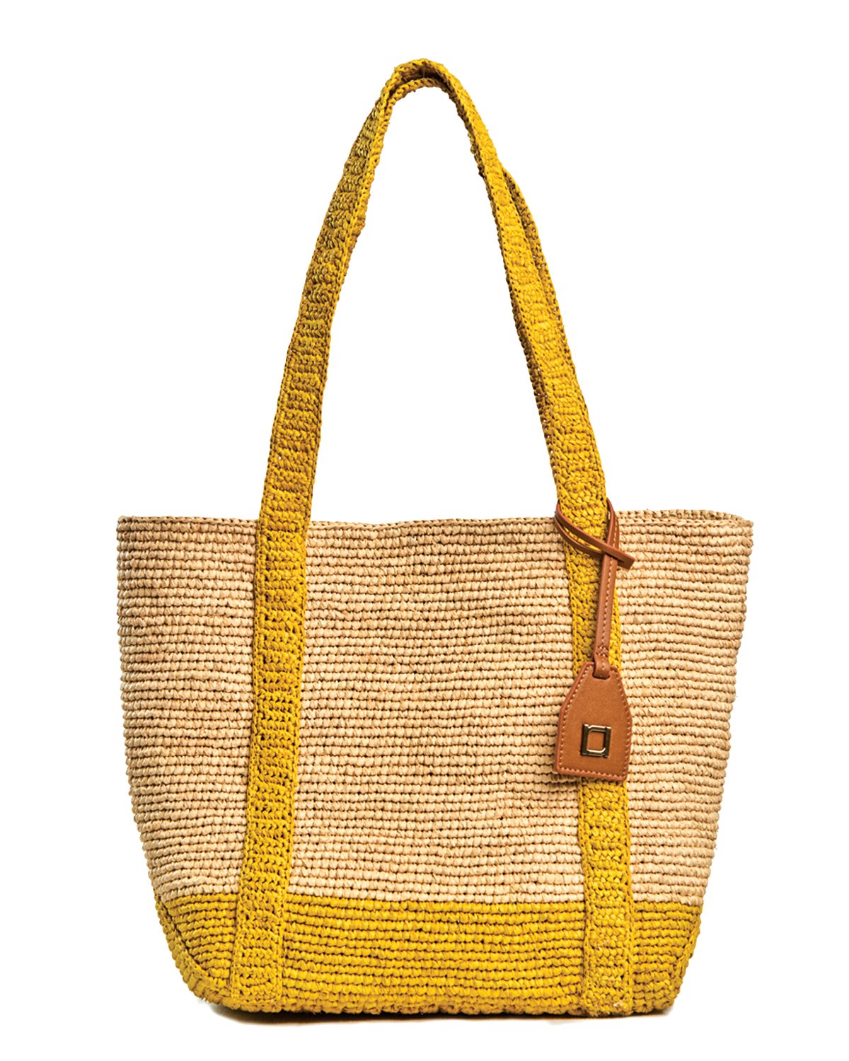 BOAT TOTE Large  - Natural / Lemon