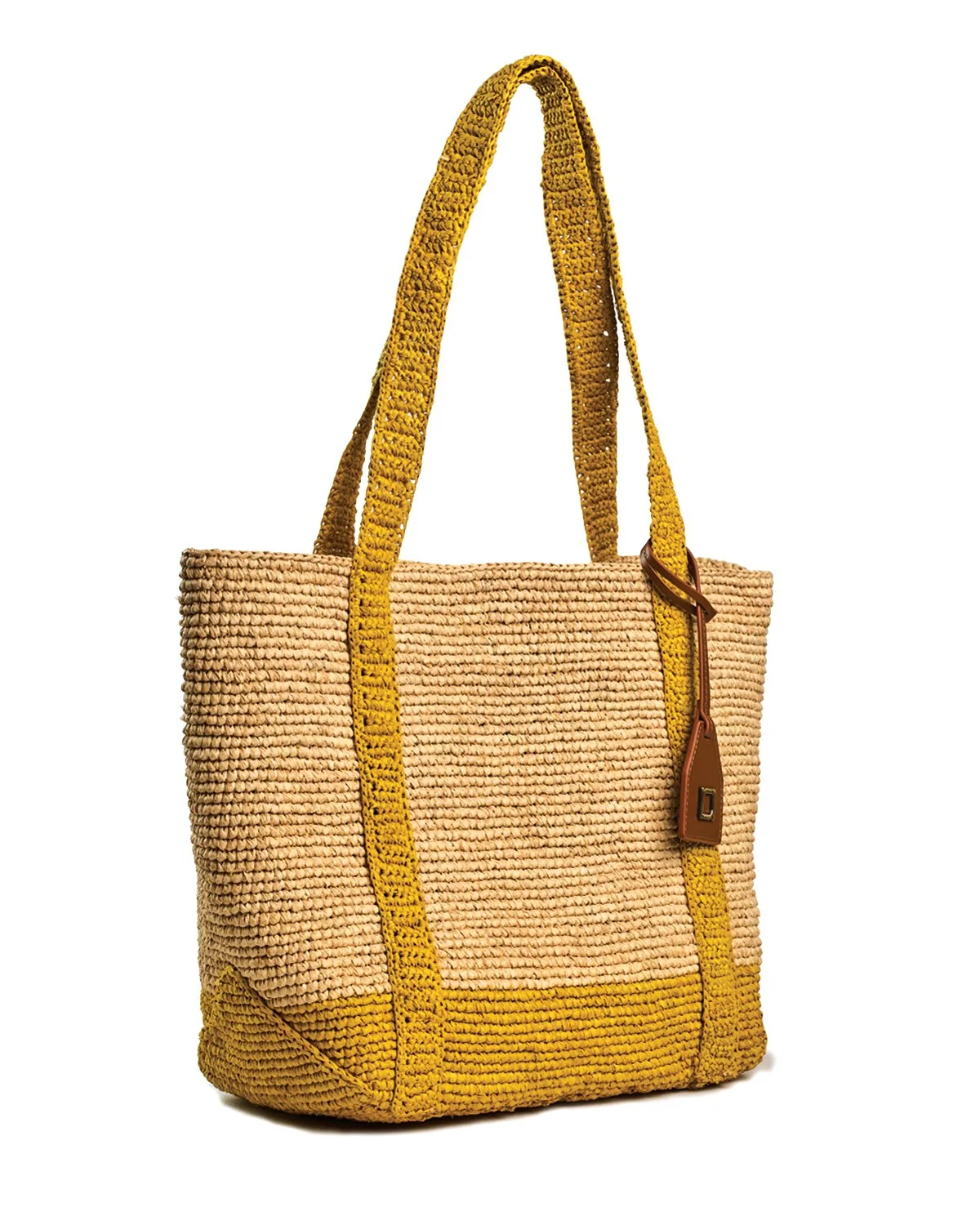 BOAT TOTE Large  - Natural / Lemon