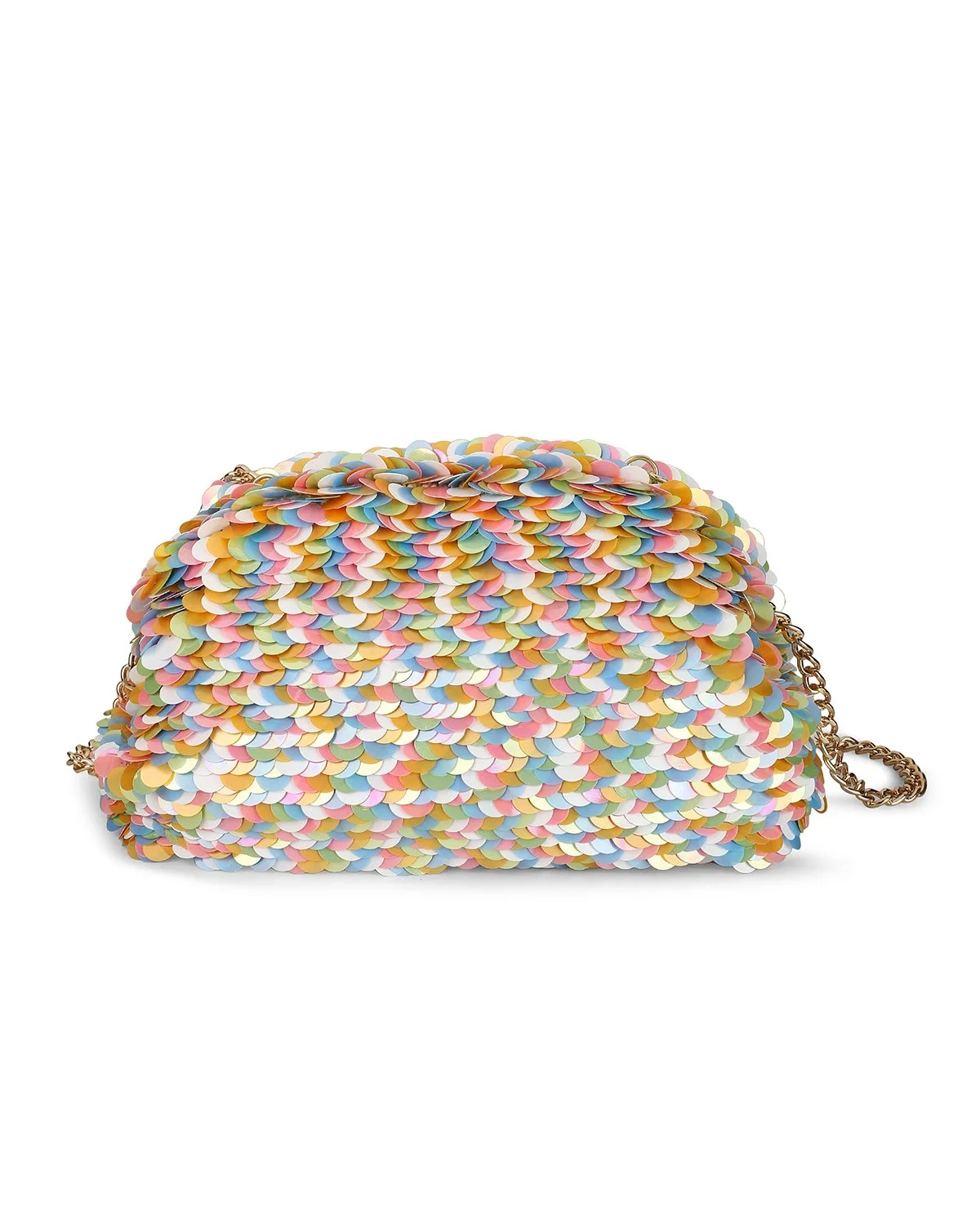 AYA Frame Clutch - Pastel Multi Paillettes