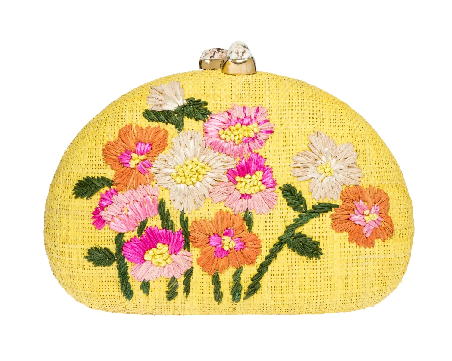 BERNA Dome Clutch - Yellow Multi