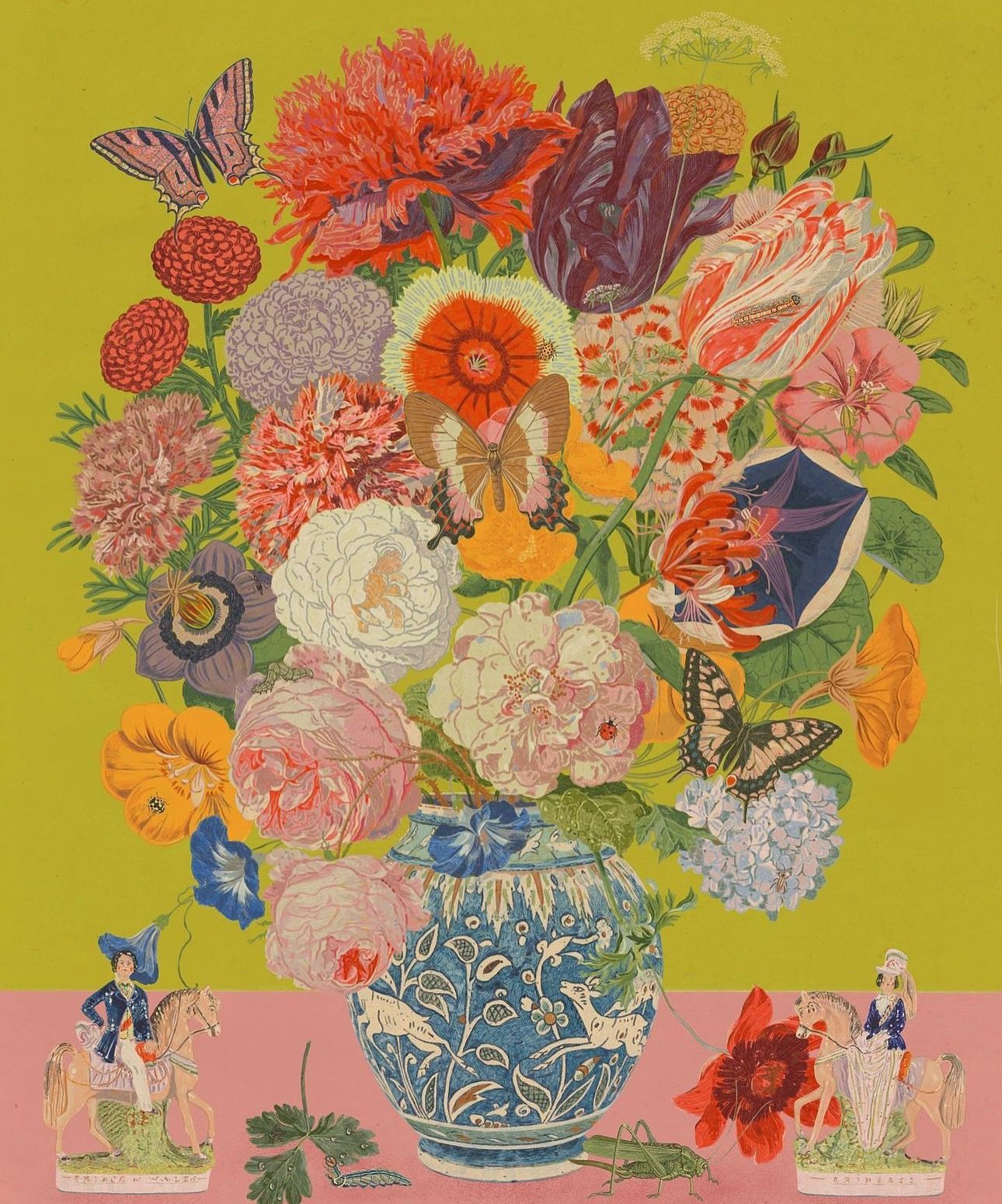 #canitellyou seeing flowers in real life or in art always make me smile. Just look at the incredible detail, colors and composition of these illustrations by @annahiggie caught my eye. Which one would you choose? / 👩🏼&zwj;🎨🎨💐 
.
.
.
#flowerartwo