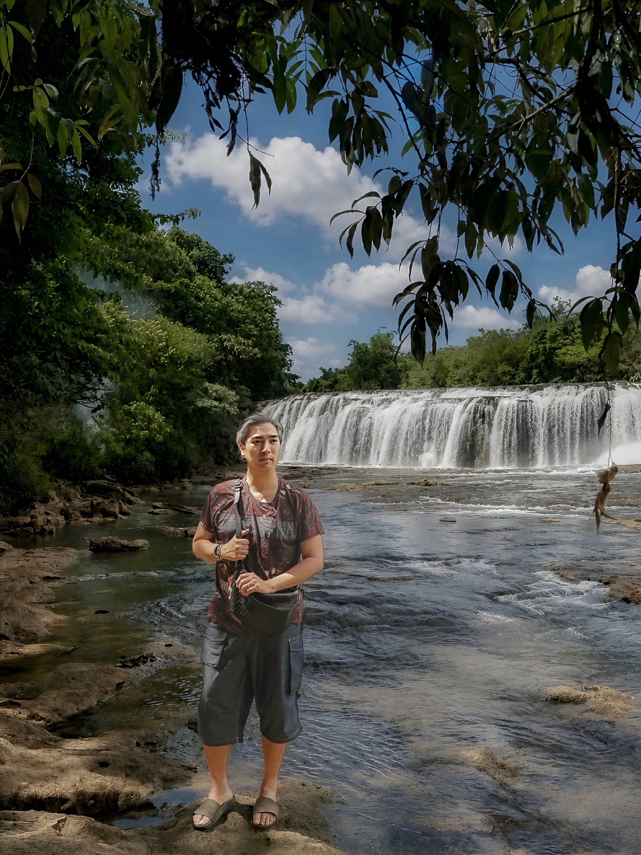 #canitellyou I thought chasing waterfalls and discovering the unspoiled beauty of Lulugayan Falls was already unforgettable, but what made this trip even more special was reconnecting with @yenpnacario &mdash; someone I first met in New York so many 