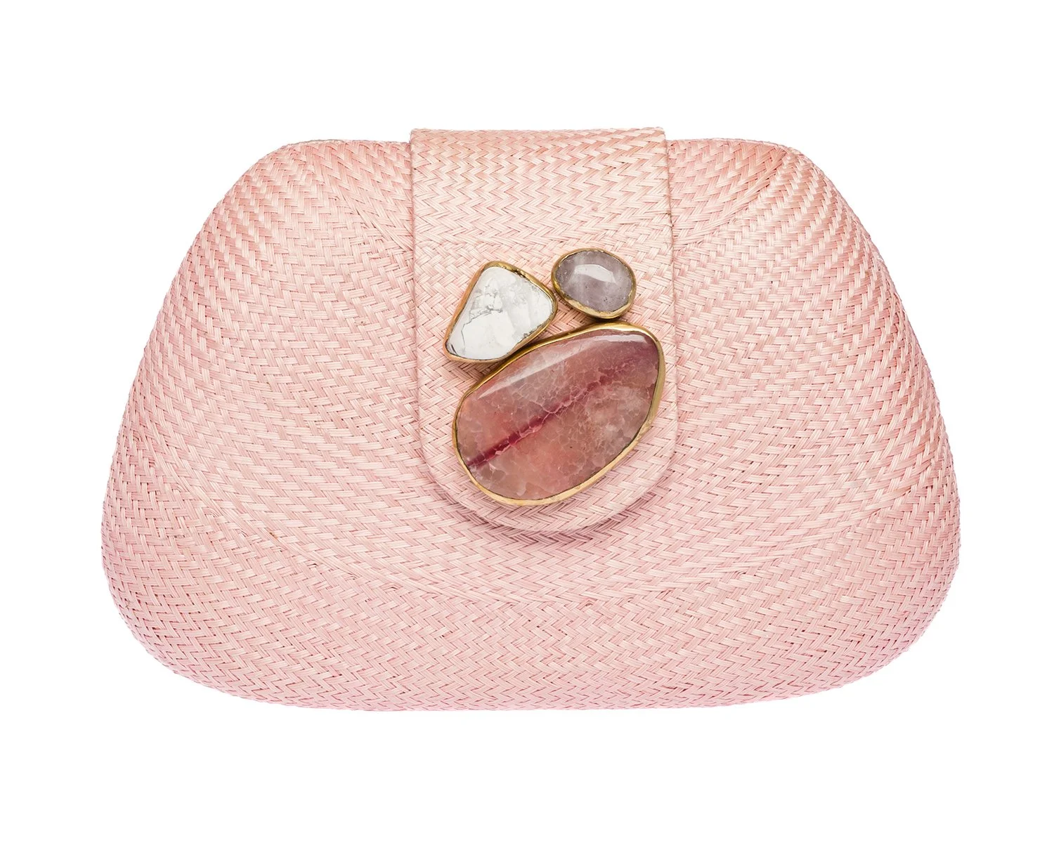 TAMU Bean Clutch - Pale Pink