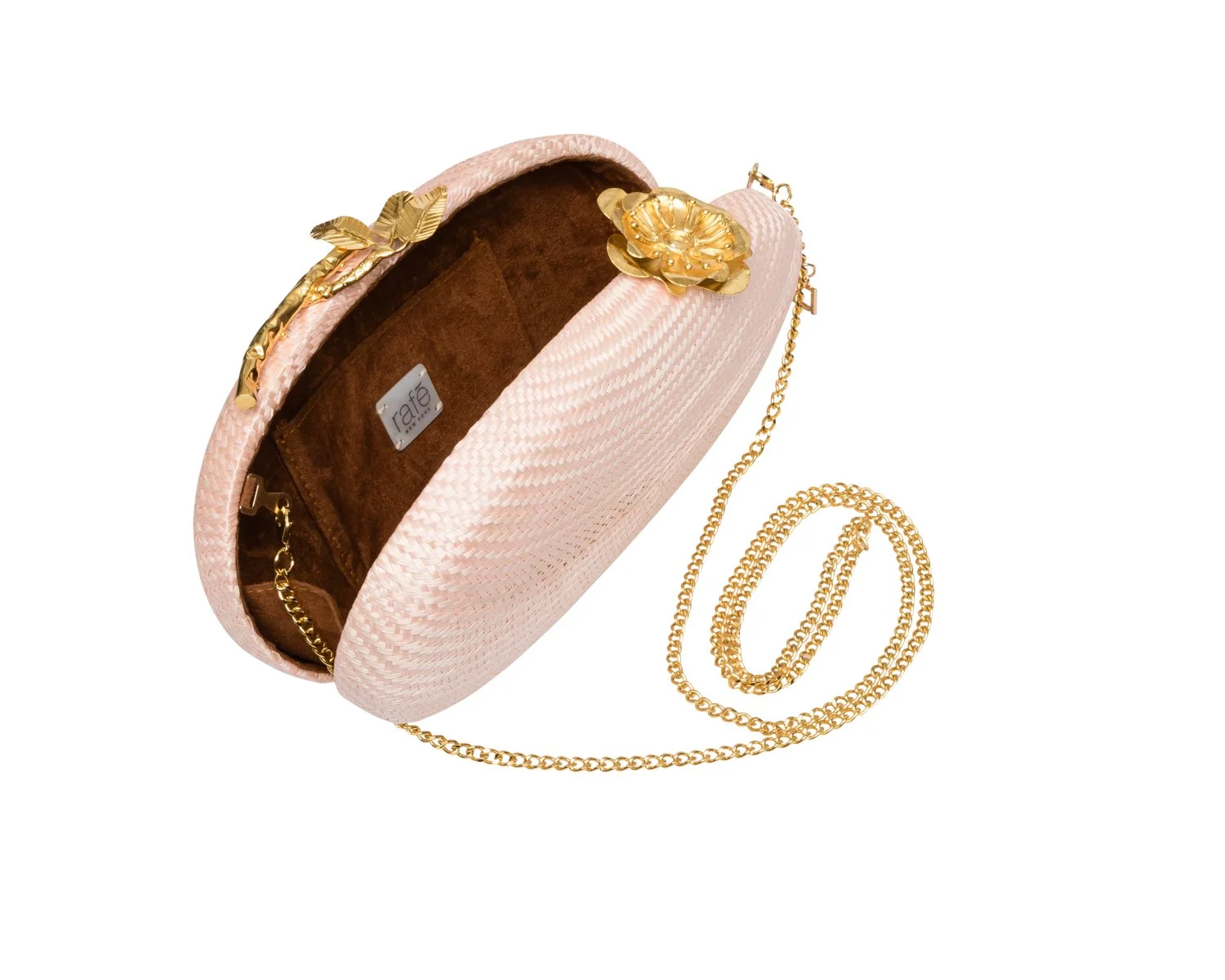JOANNA Oval Clutch - Pale Pink