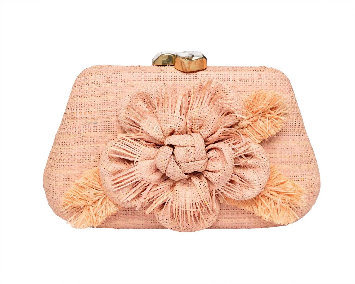 ROSIE Camelia Clutch - Pale Pink