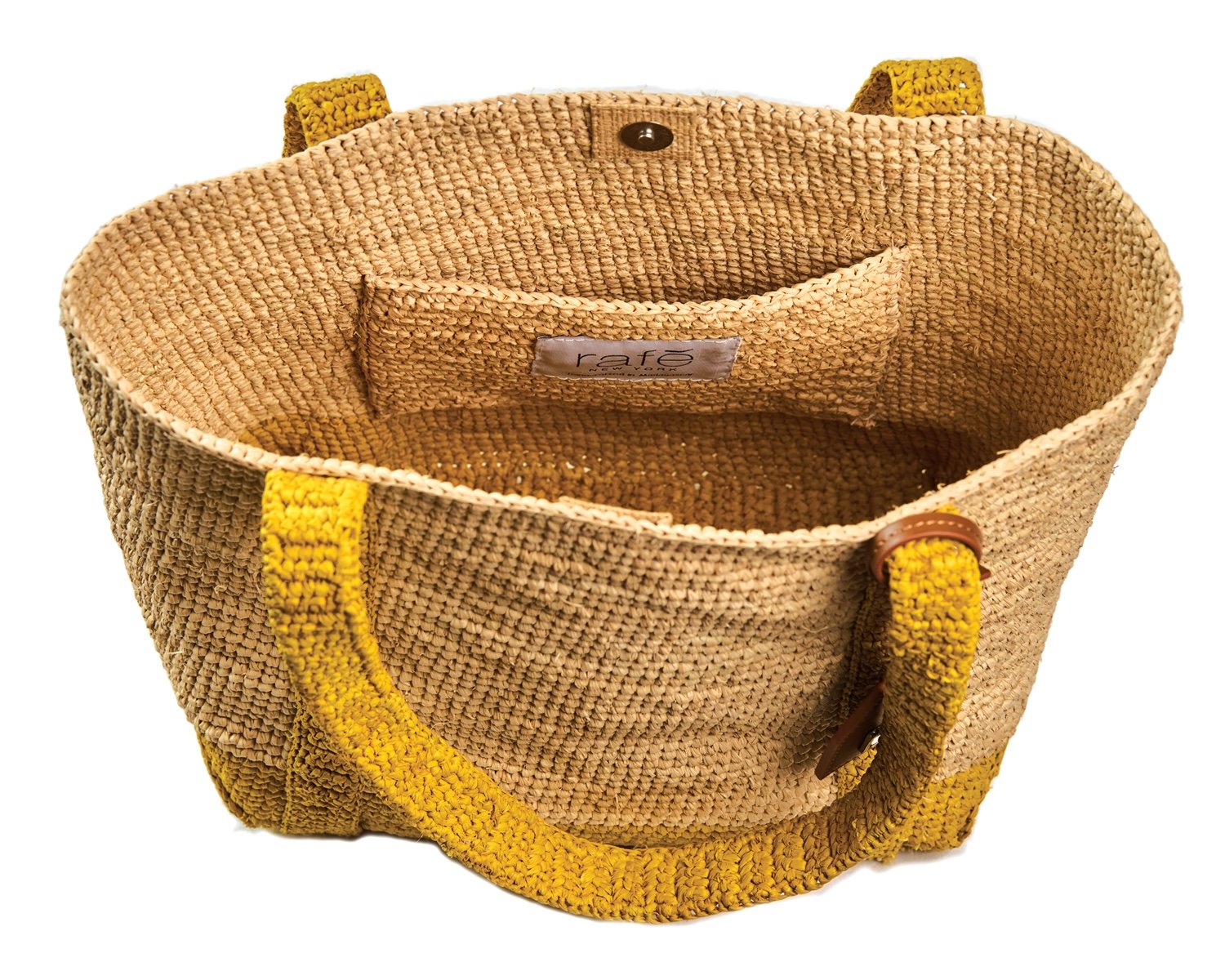 BOAT TOTE Large  - Natural / Lemon