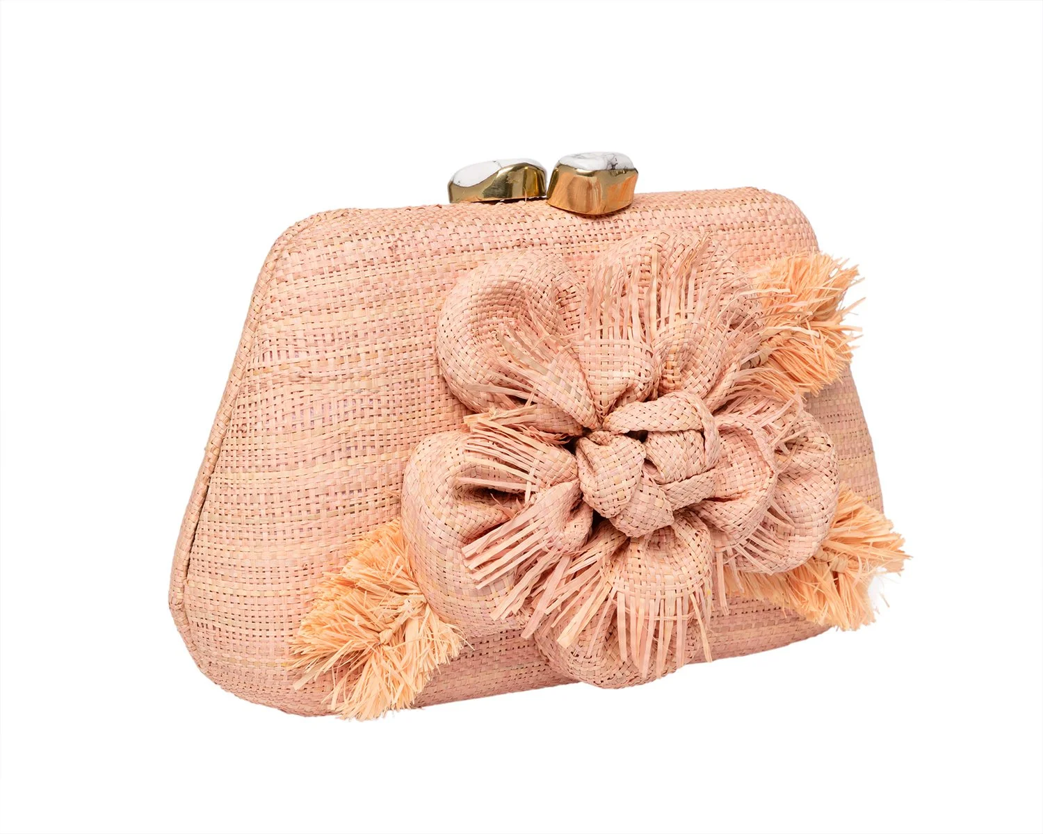 ROSIE Camelia Clutch - Pale Pink
