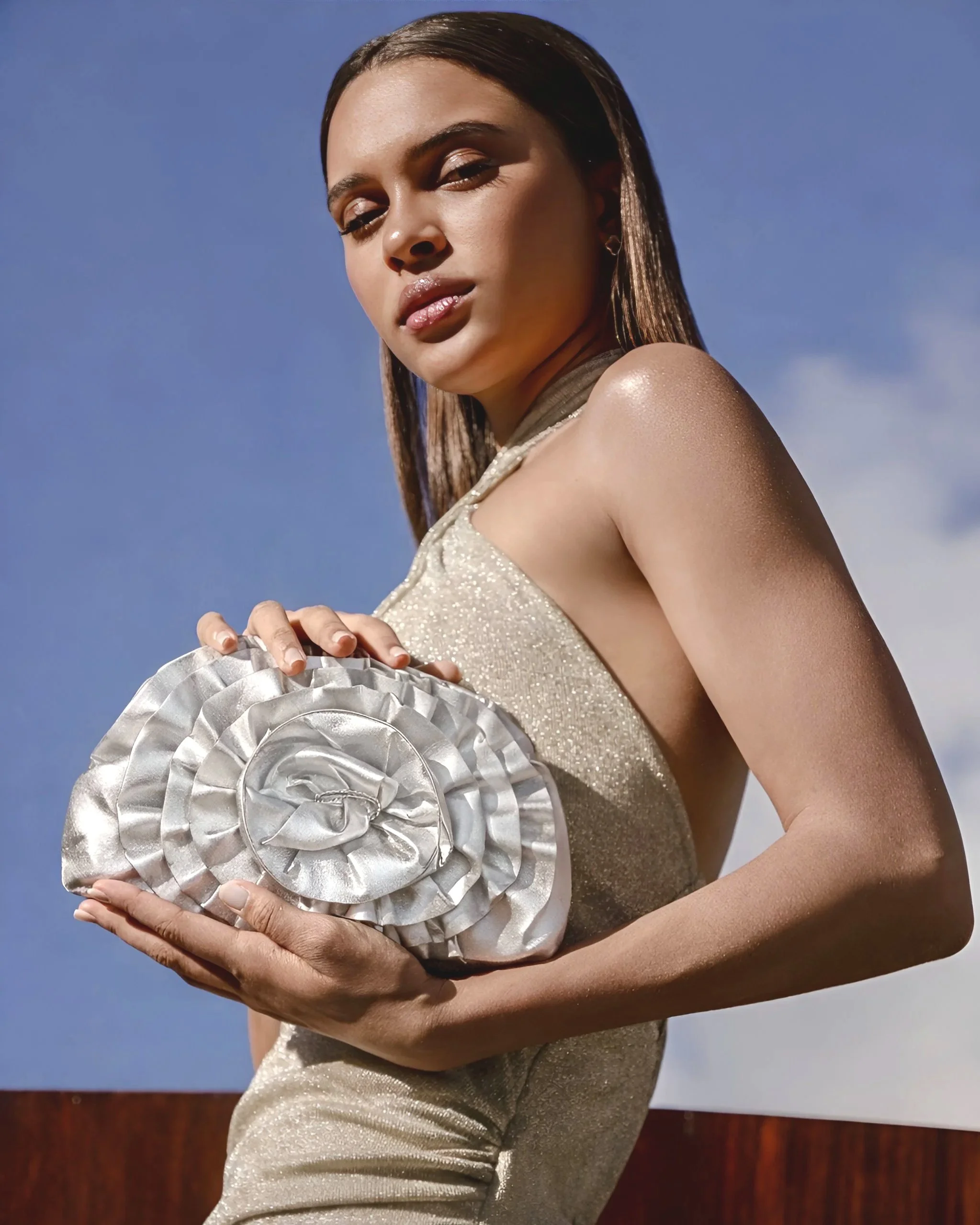 AYA Frame Clutch - Silver