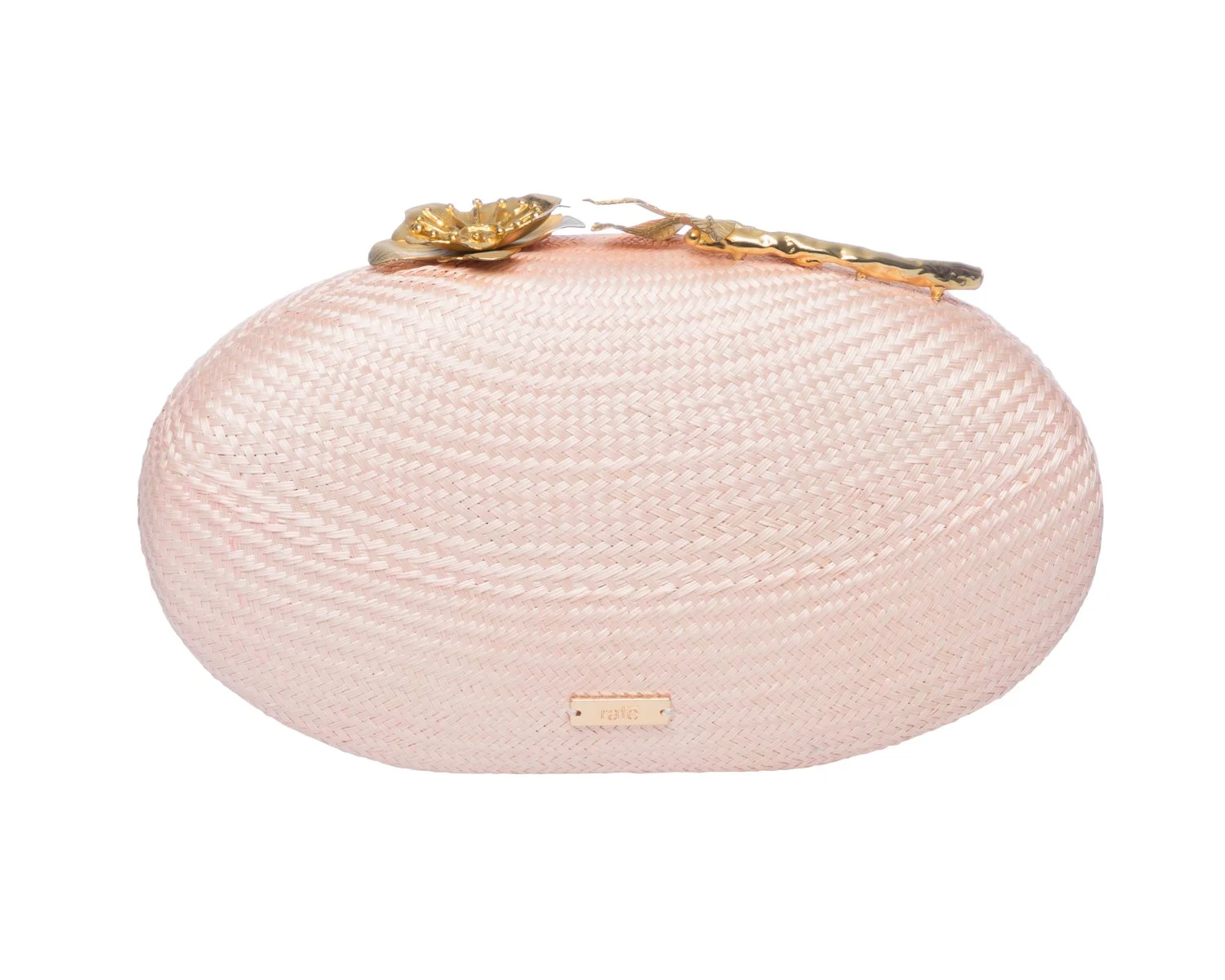 JOANNA Oval Clutch - Pale Pink