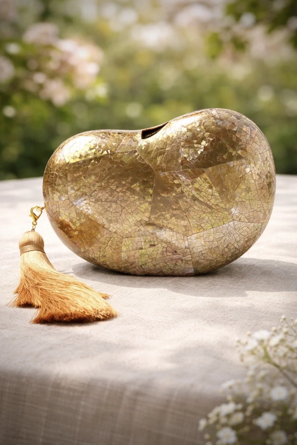 LUCIA Bean Minaudiere - Beige