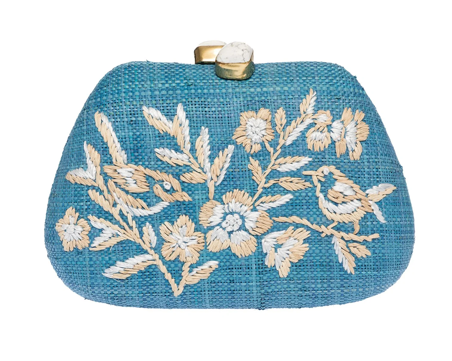 TAMU Bean Clutch - Blue / White