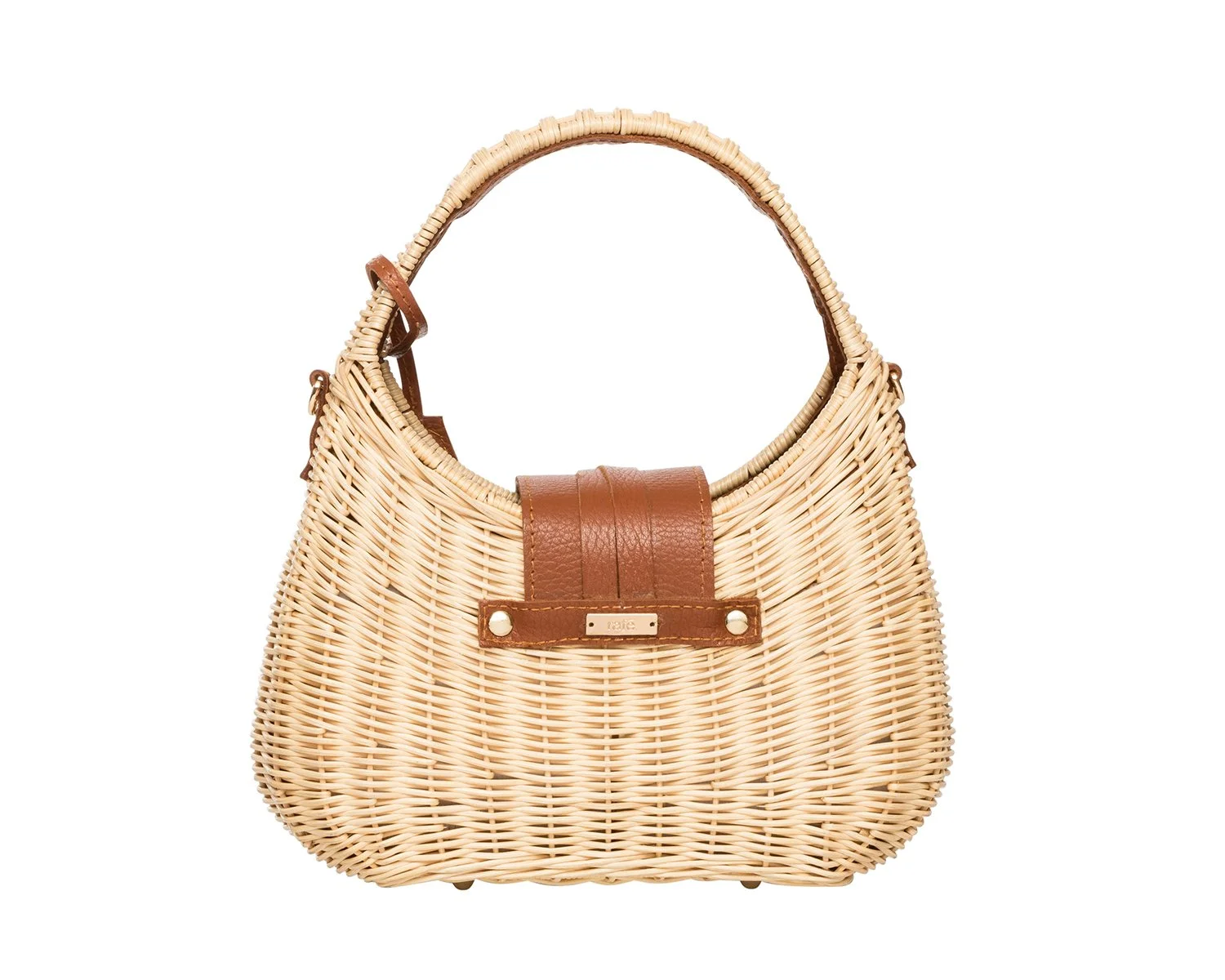 MIKA Top Handle - Natural / Cognac