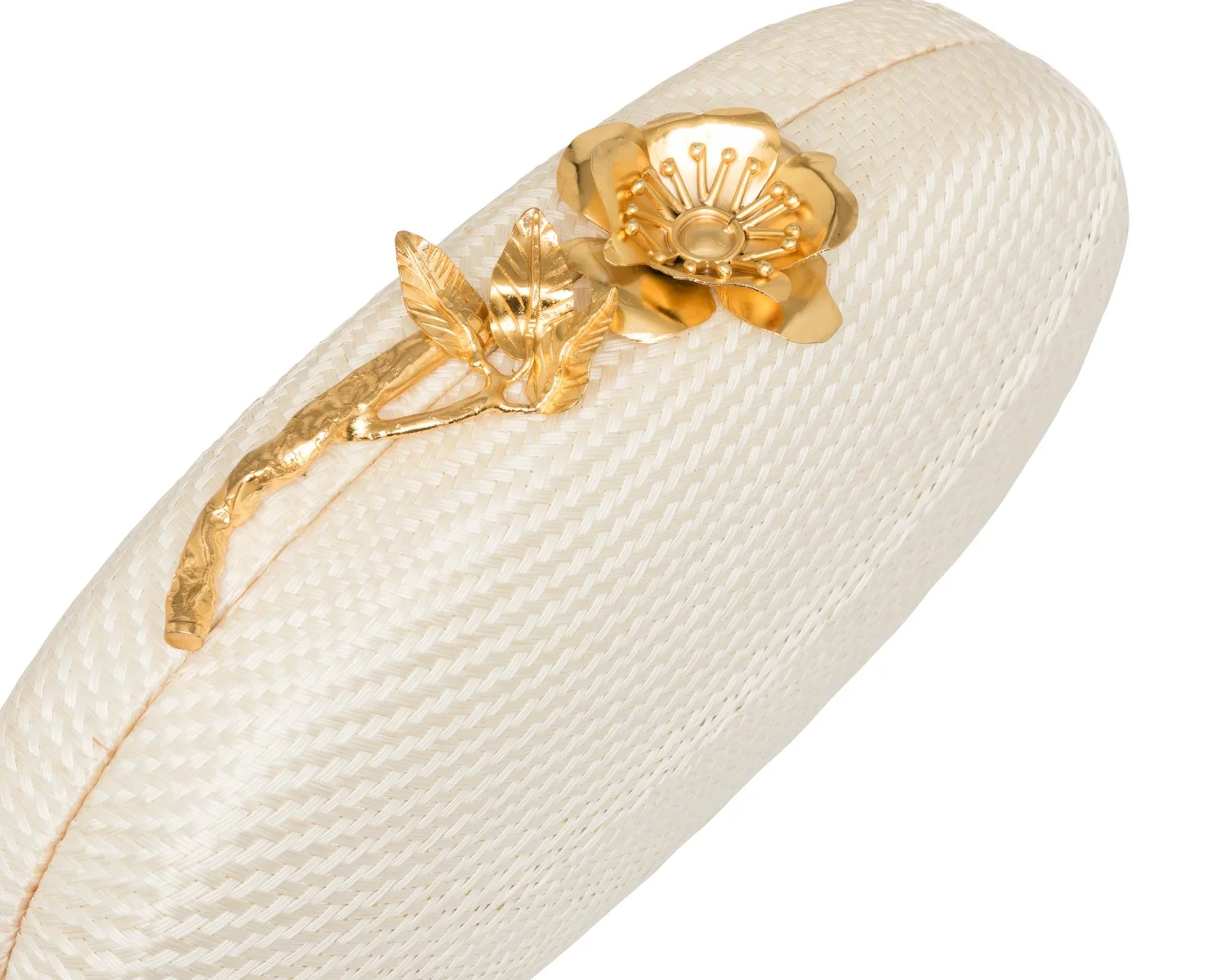 JOANNA Oval Clutch - Off White